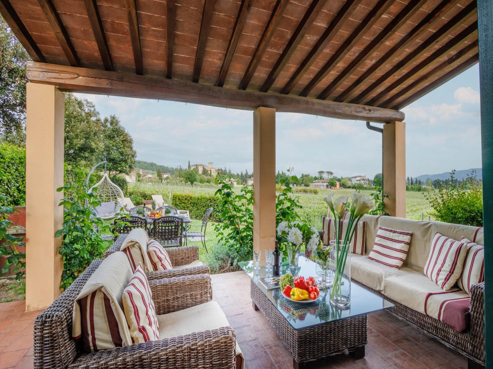 Toscaanse villa met 3 slaapkamers, tuin en gedeeld zwembad bij Lucca - foto 8