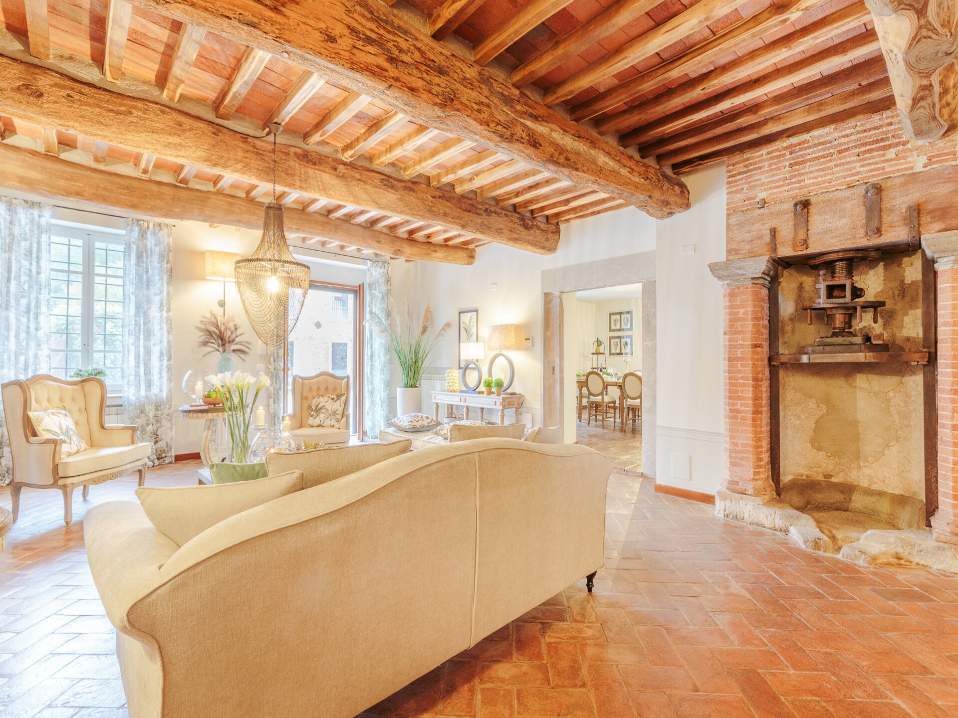 Gerenoveerde Toscaanse Molen Villa met Privézwembad bij Lucca - foto 18