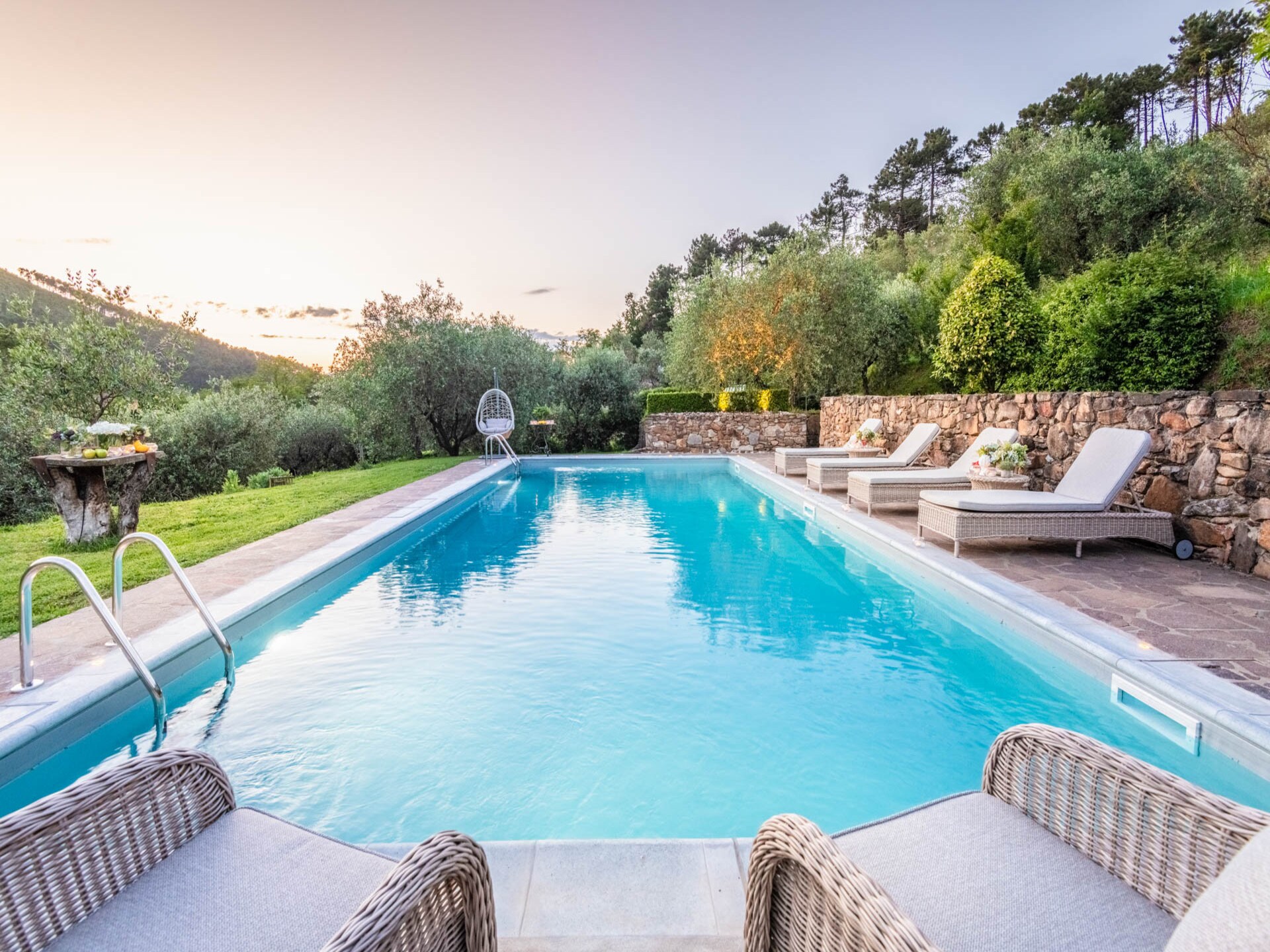 Toscaanse villa met privétuin en uitzicht op olijfgaarden bij Lucca - foto 6