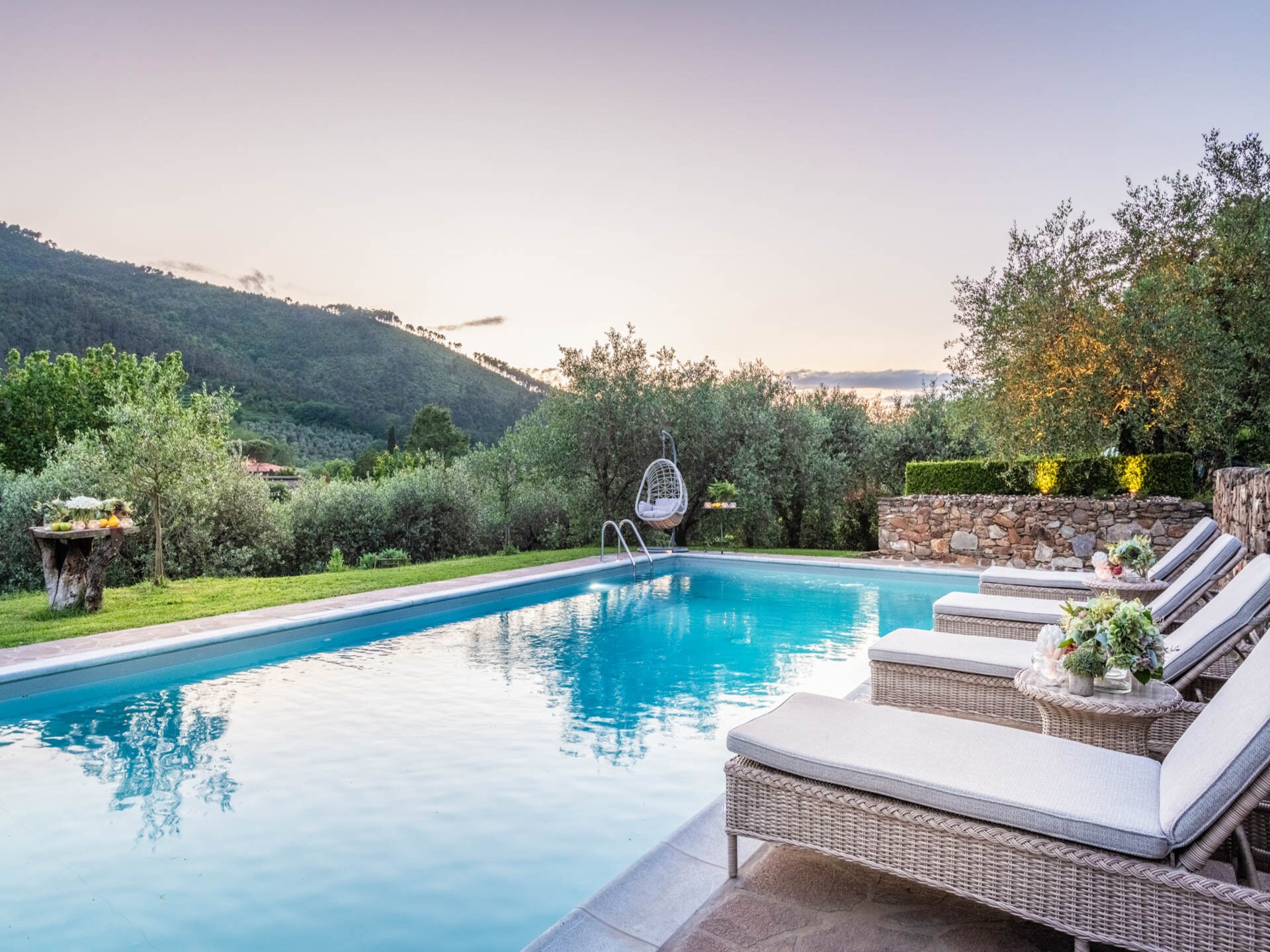 Toscaanse villa met privétuin en uitzicht op olijfgaarden bij Lucca - foto 8