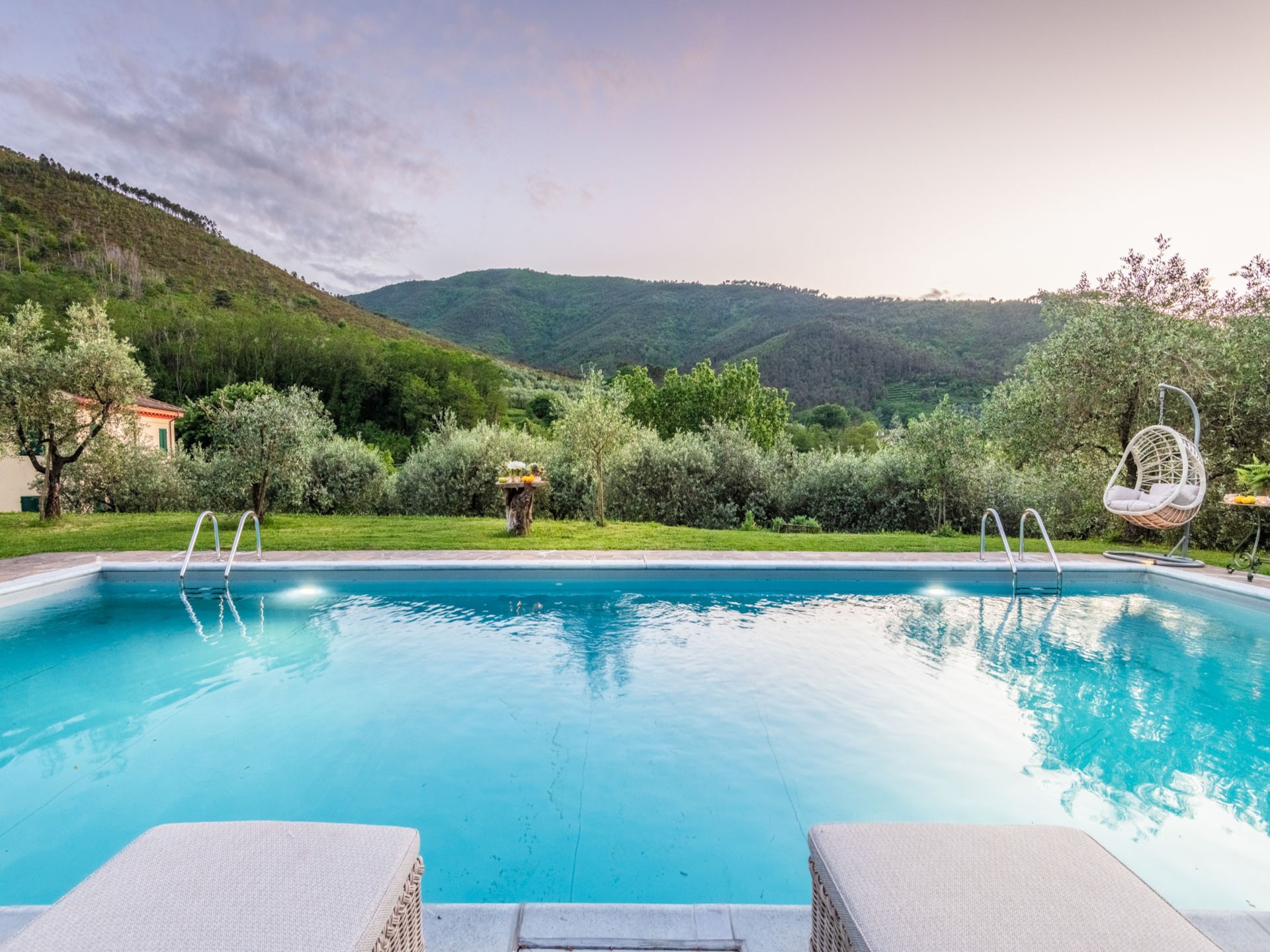 Toscaanse villa met privétuin en uitzicht op olijfgaarden bij Lucca - foto 2