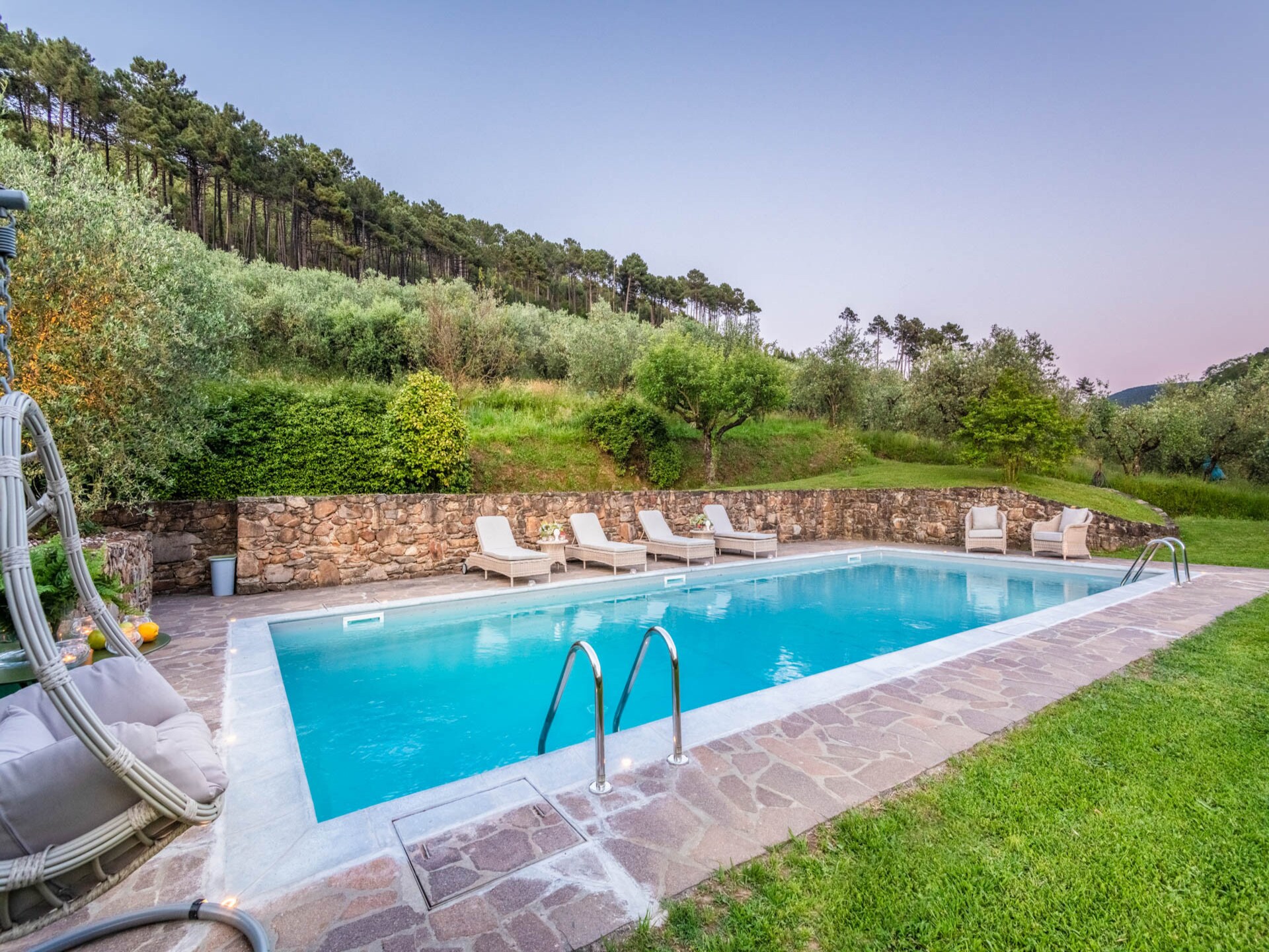 Toscaanse villa met privétuin en uitzicht op olijfgaarden bij Lucca - foto 12