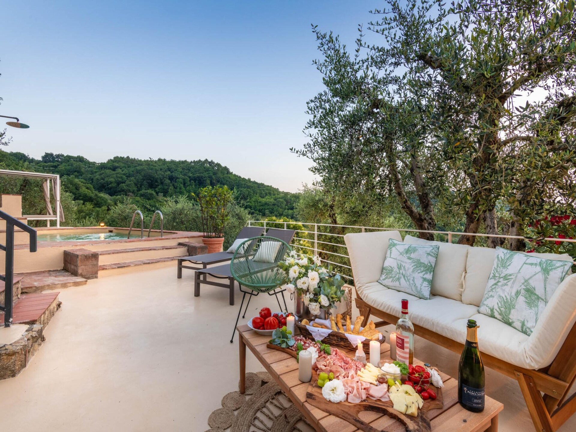 Authentieke Toscaanse boerderij met panoramisch uitzicht nabij Monsummano Terme - foto 8