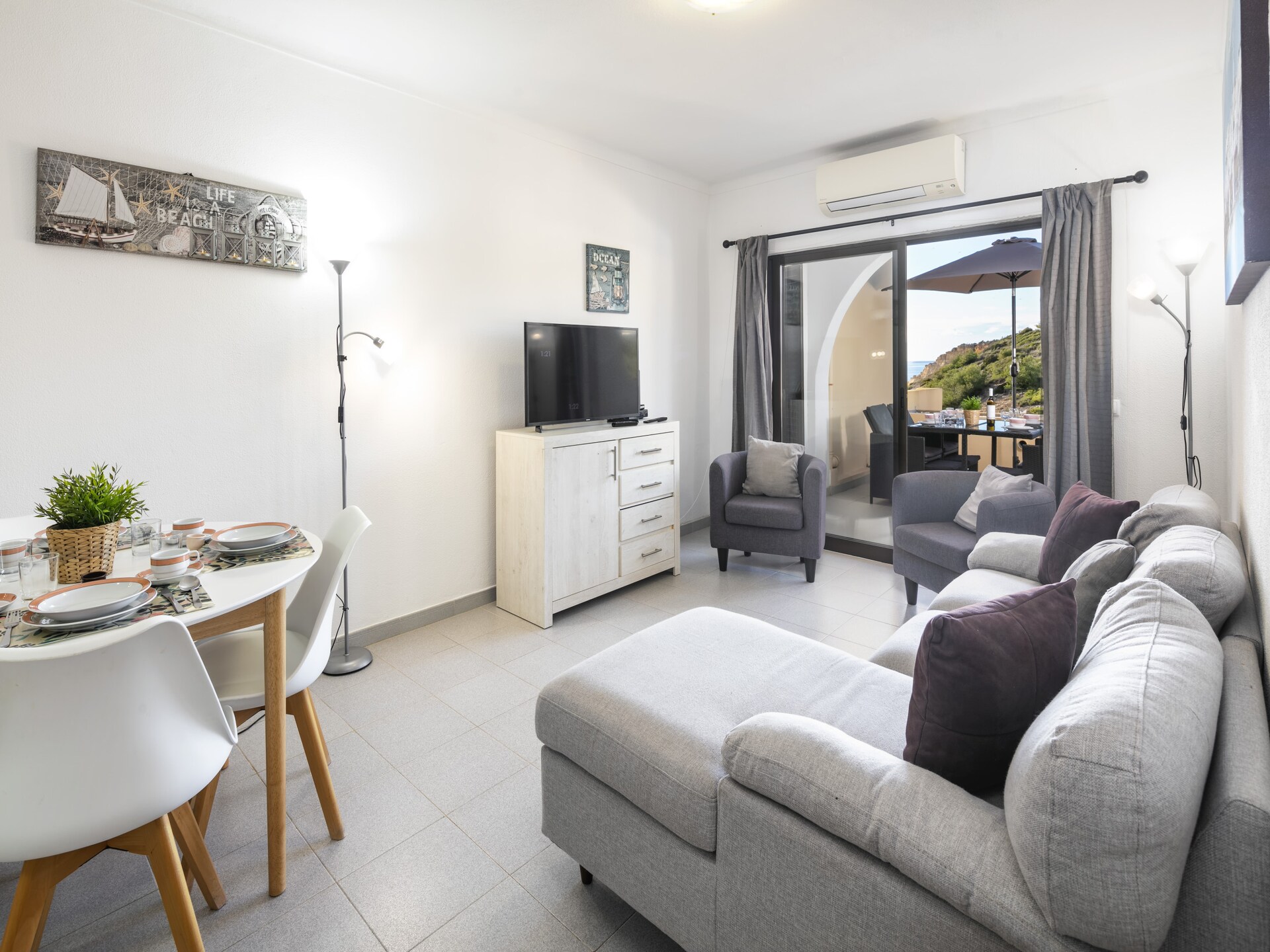 Zeezicht appartement in Carvoeiro – Strand op 150 meter - foto 1