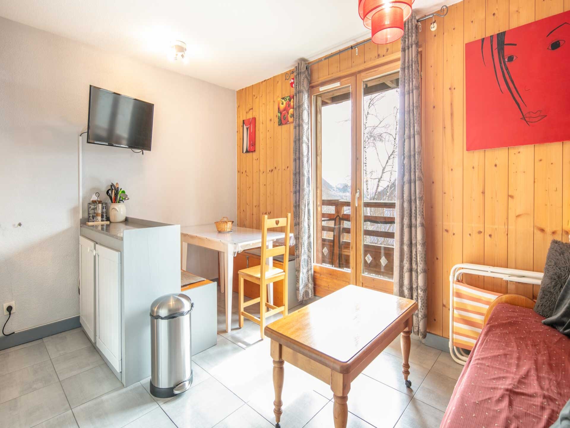 Rolstoelvriendelijk appartement op 200m van de piste in Saint-Sorlin-d'Arves - foto 2