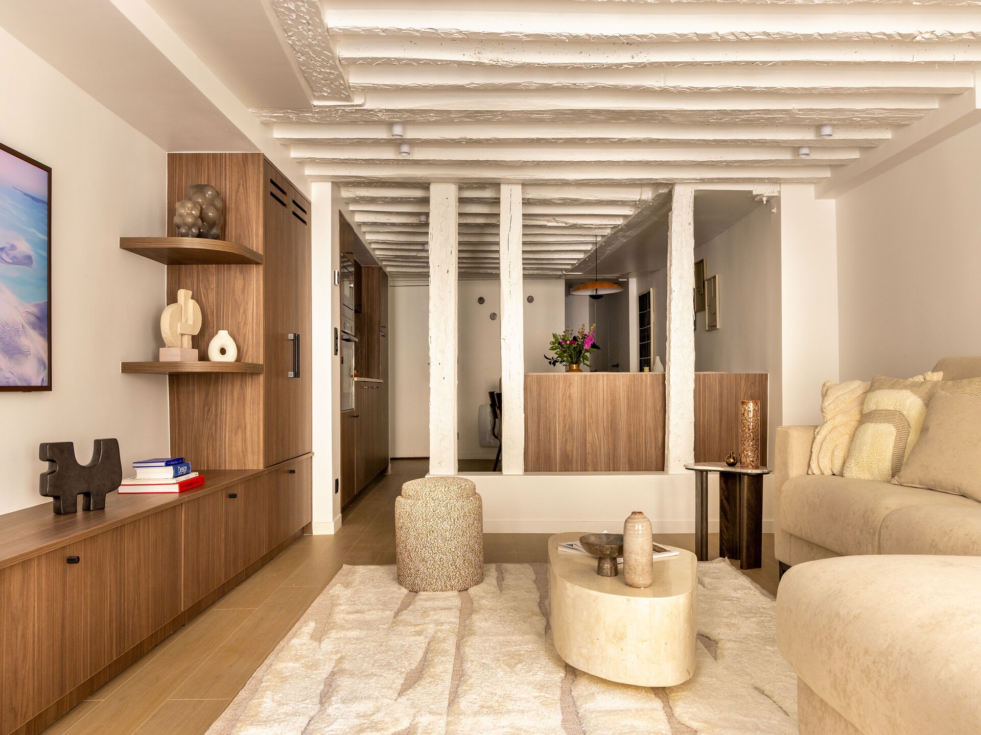 Licht appartement van 90m² in het hart van Parijs, vlakbij het Louvre - foto 5