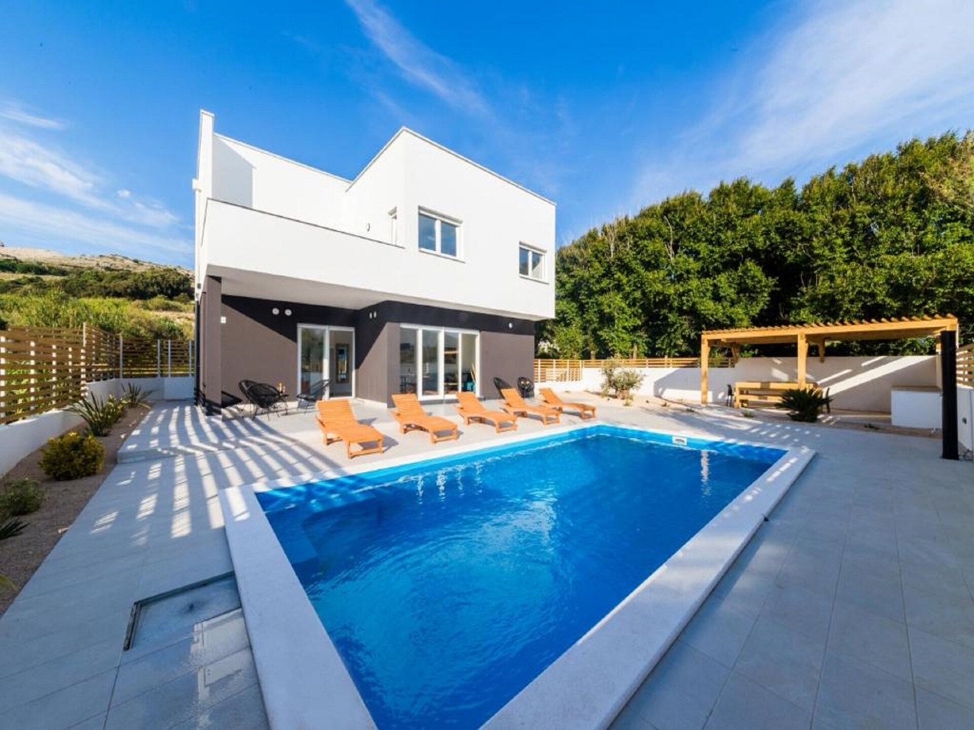 10-persoons luxe villa aan zee op Pag met zwembad - foto 33