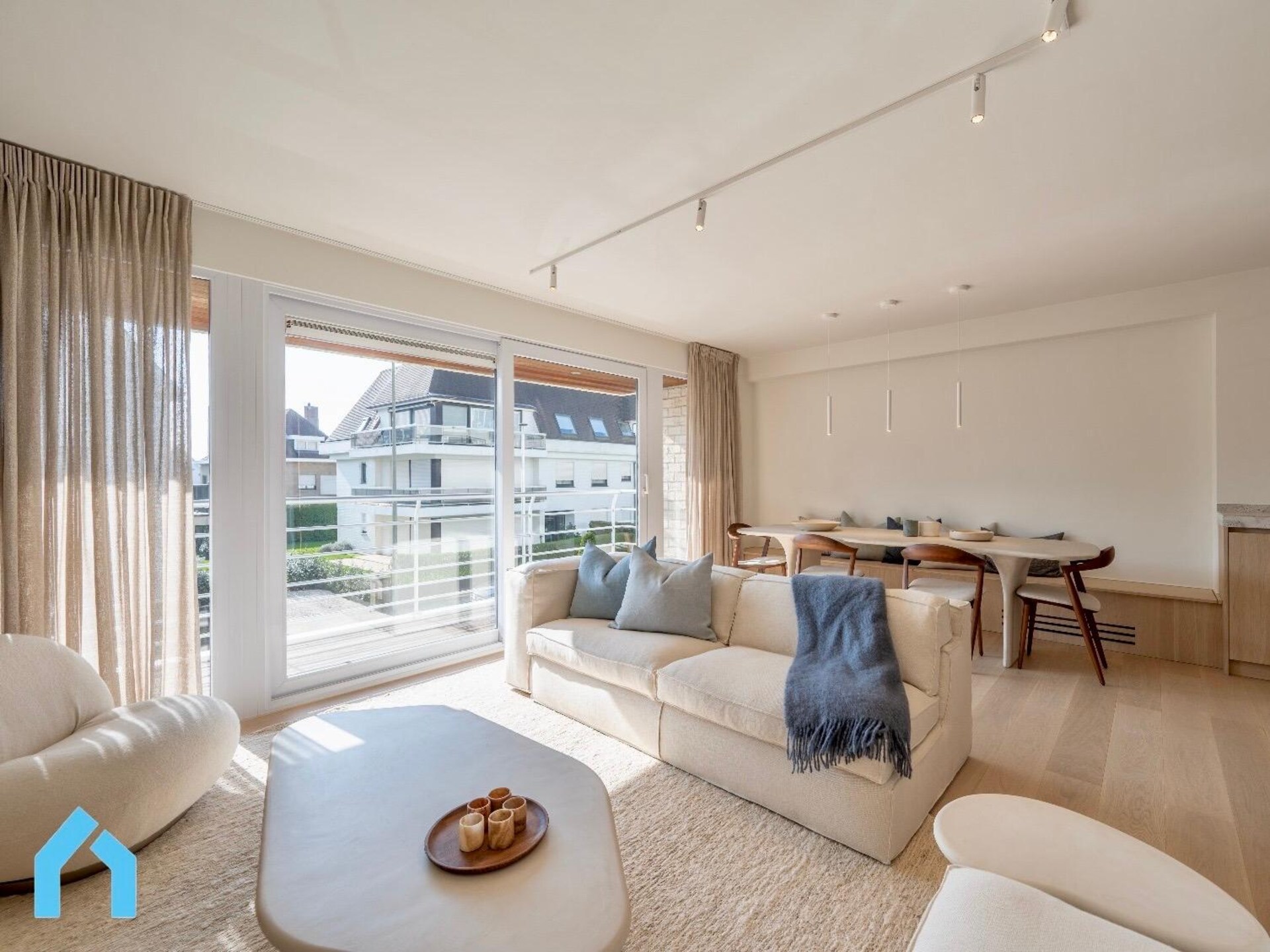 Licht appartement op de begane grond met patio in Knokke-Heist - foto 1