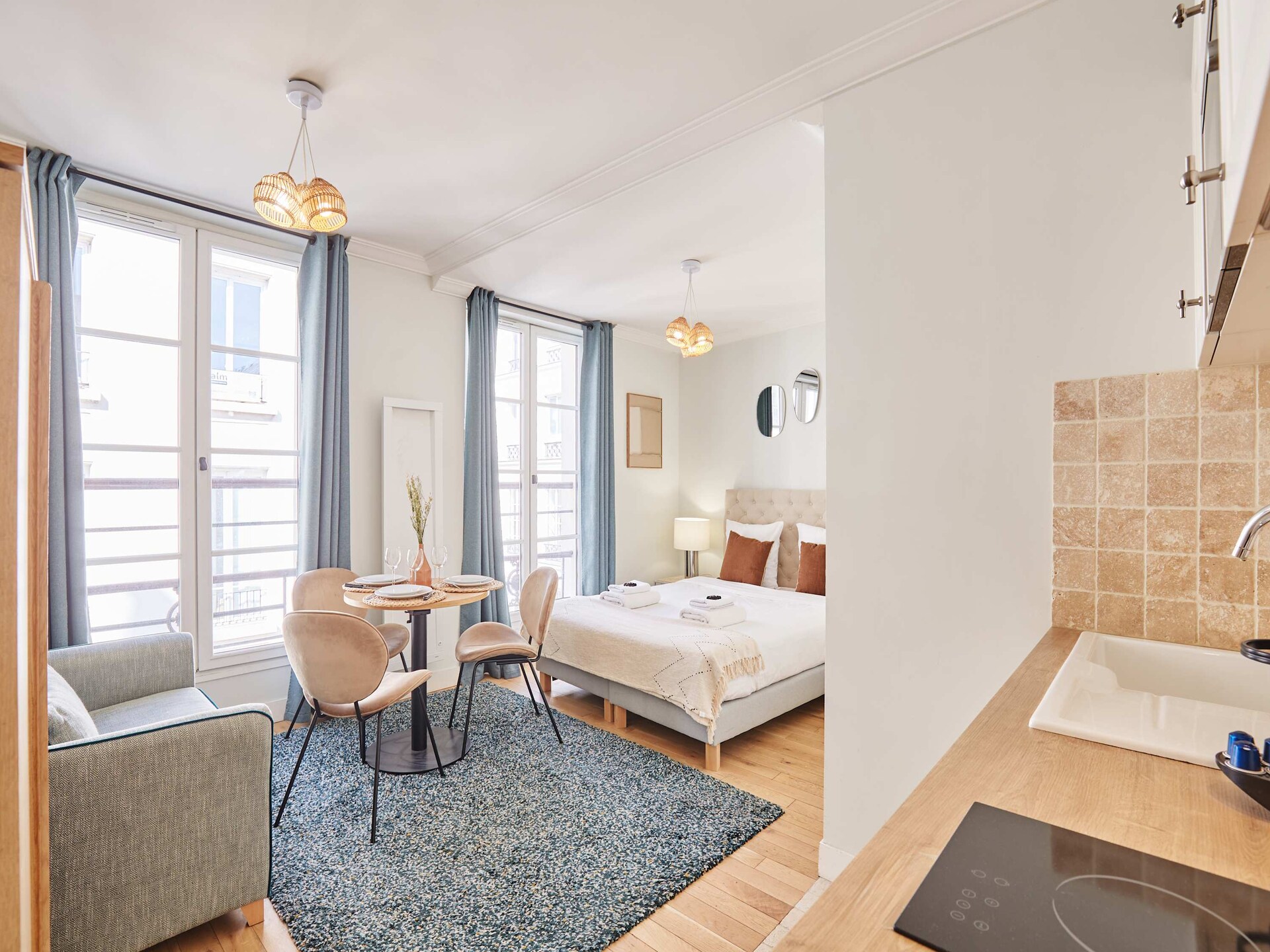 Licht studio-appartement in hartje Parijs, vlakbij Rue Montorgueil - foto 7