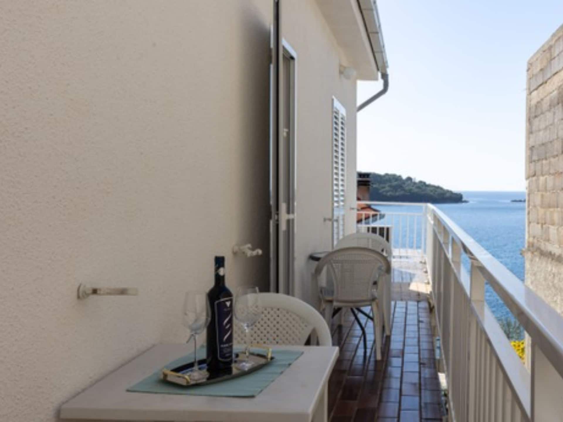 Aan het strand: Sfeervol appartement voor 2 personen in Molunat - foto 13