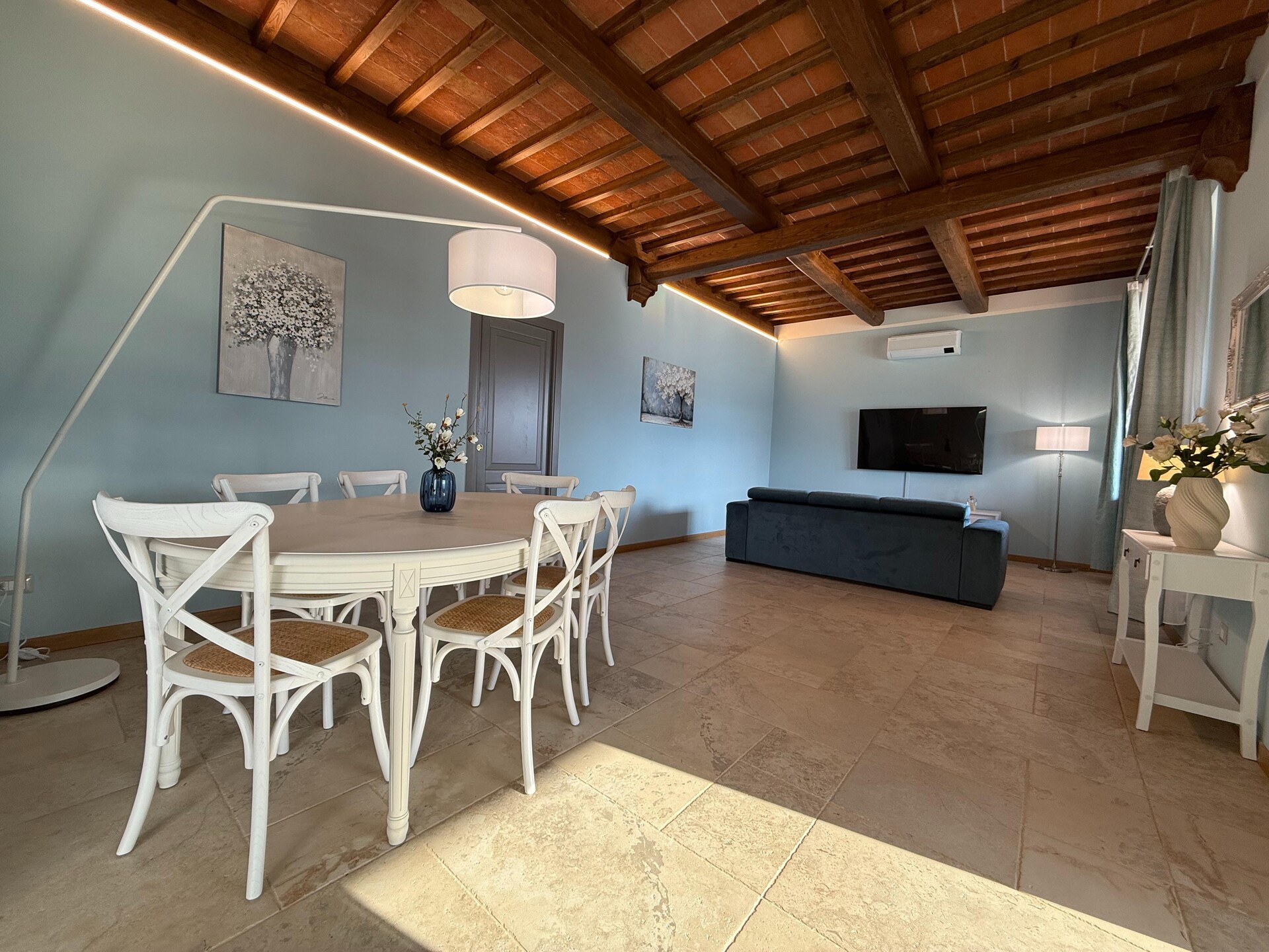 Luxe appartement Orchidea in Poppi met zwembad en uitzicht - foto 14