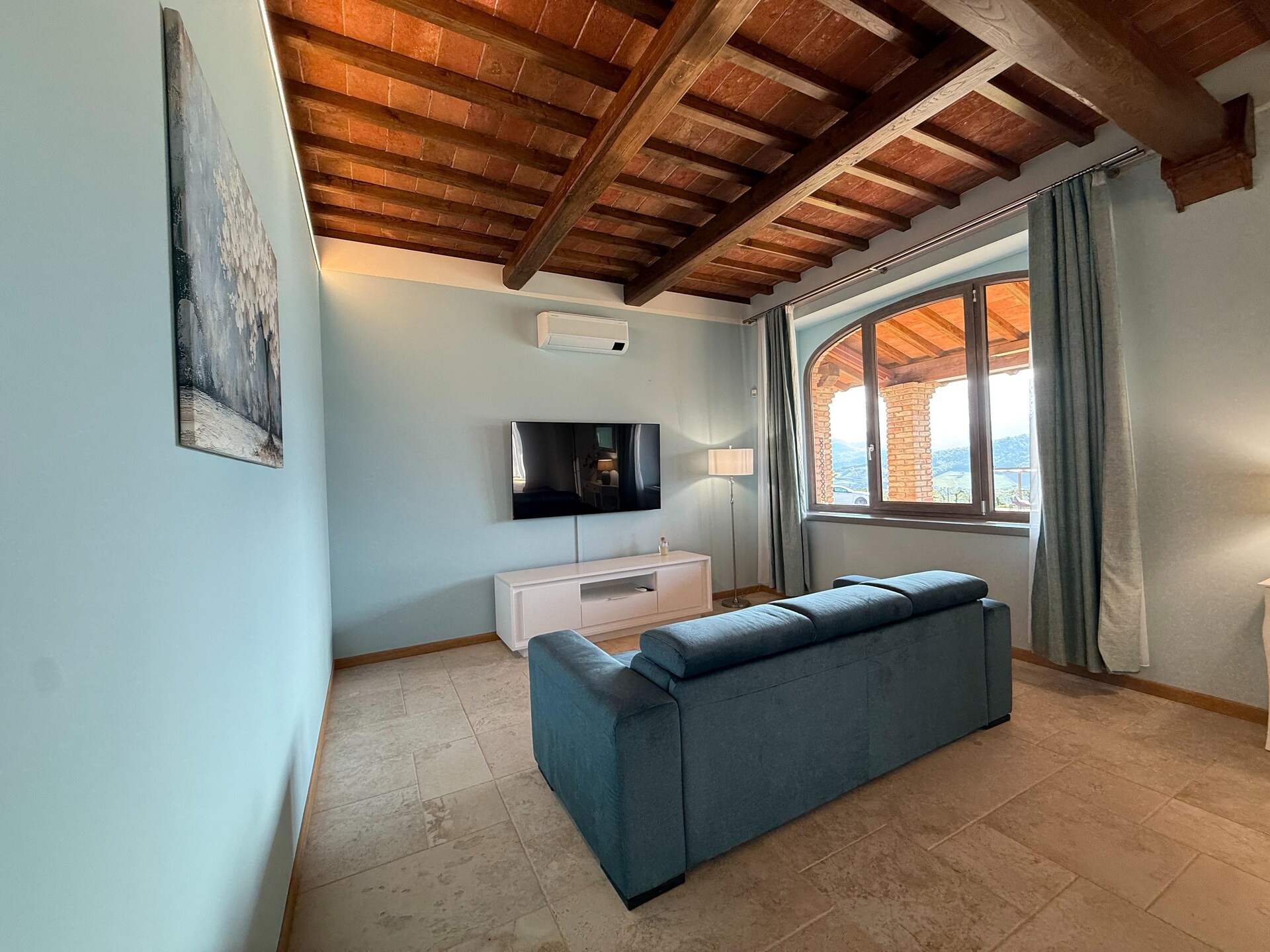 Luxe appartement Orchidea in Poppi met zwembad en uitzicht - foto 8