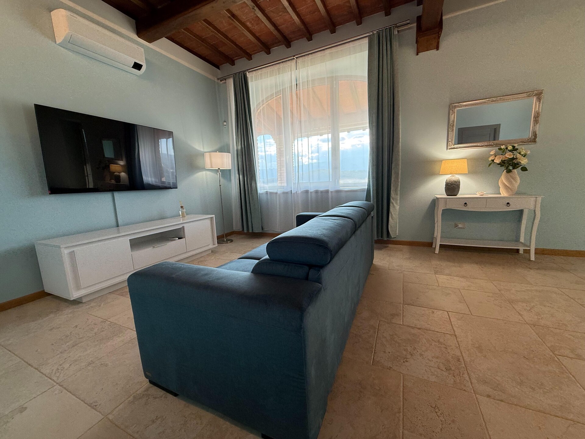 Luxe appartement Orchidea in Poppi met zwembad en uitzicht - foto 13