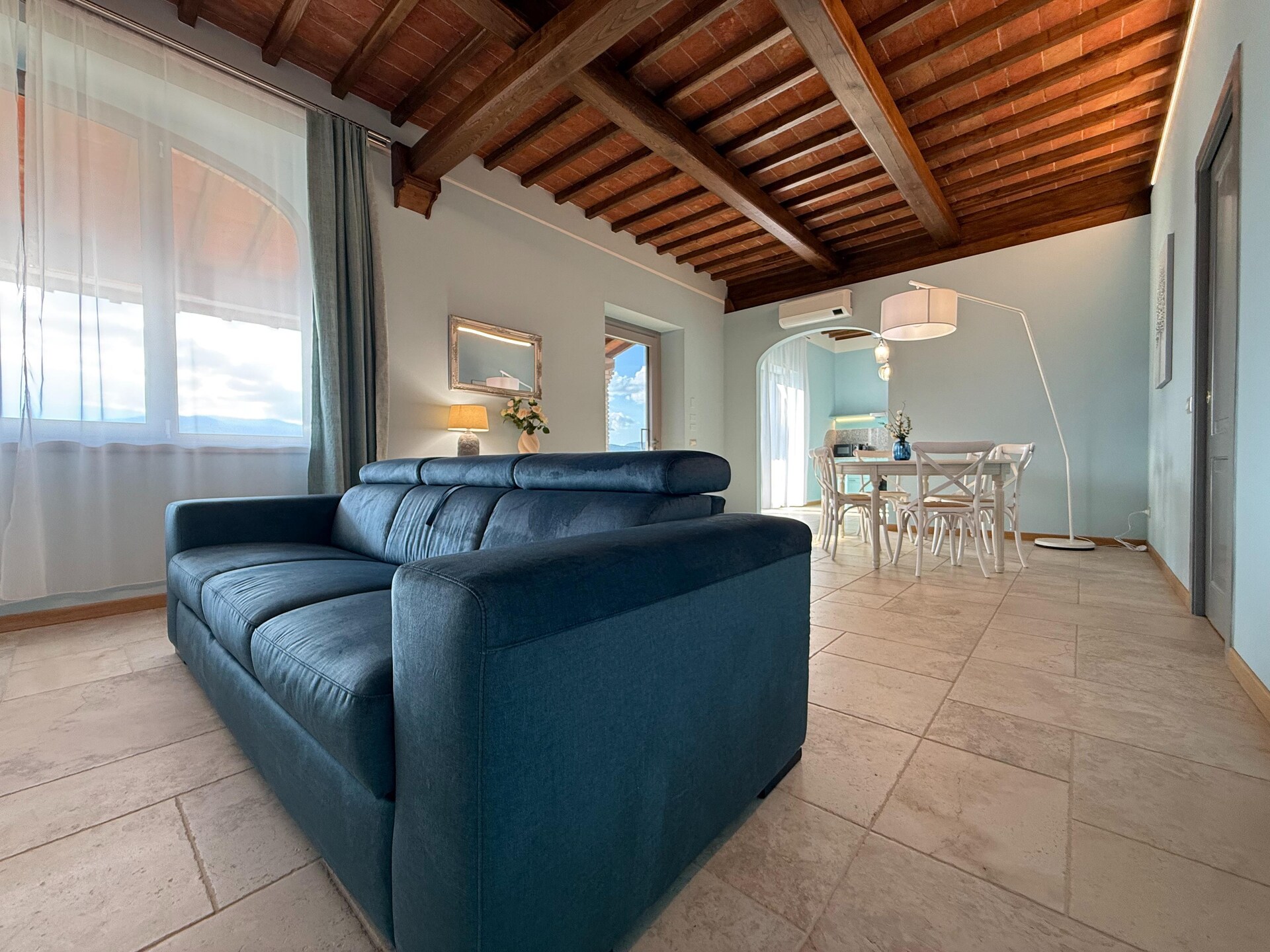 Luxe appartement Orchidea in Poppi met zwembad en uitzicht - foto 29