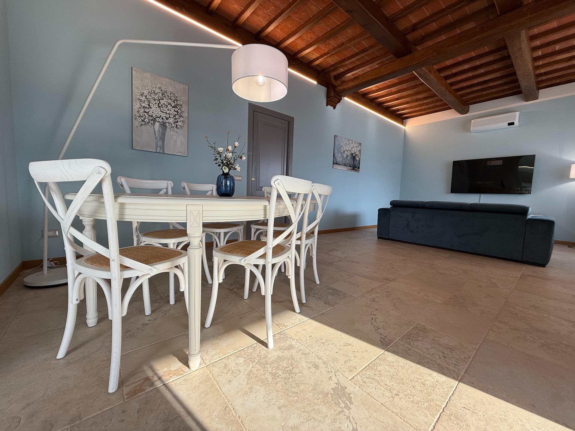 Luxe appartement Orchidea in Poppi met zwembad en uitzicht - foto 15