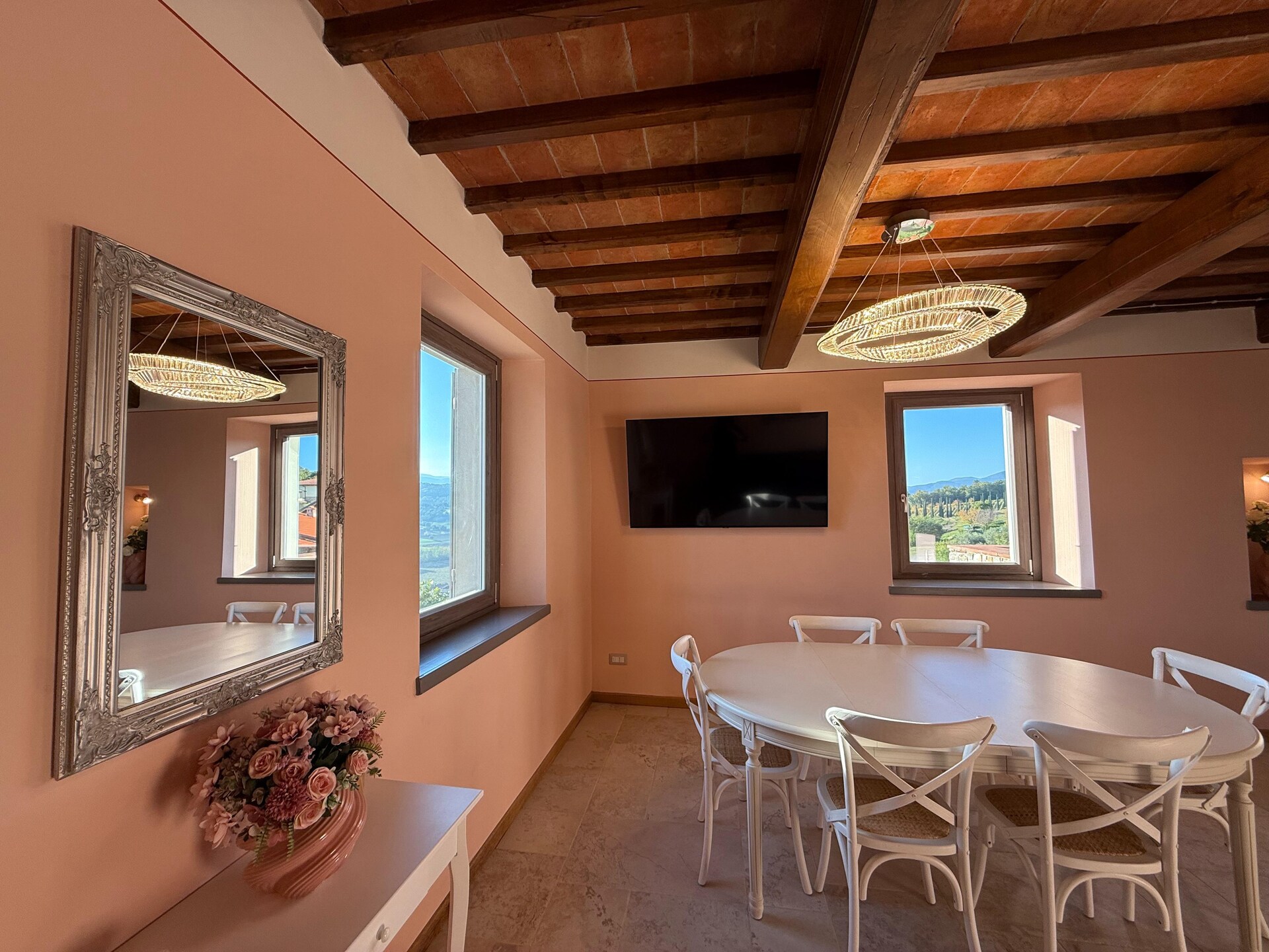 Verfijnd appartement met panoramisch zwembad in Poppi, Toscane - foto 14