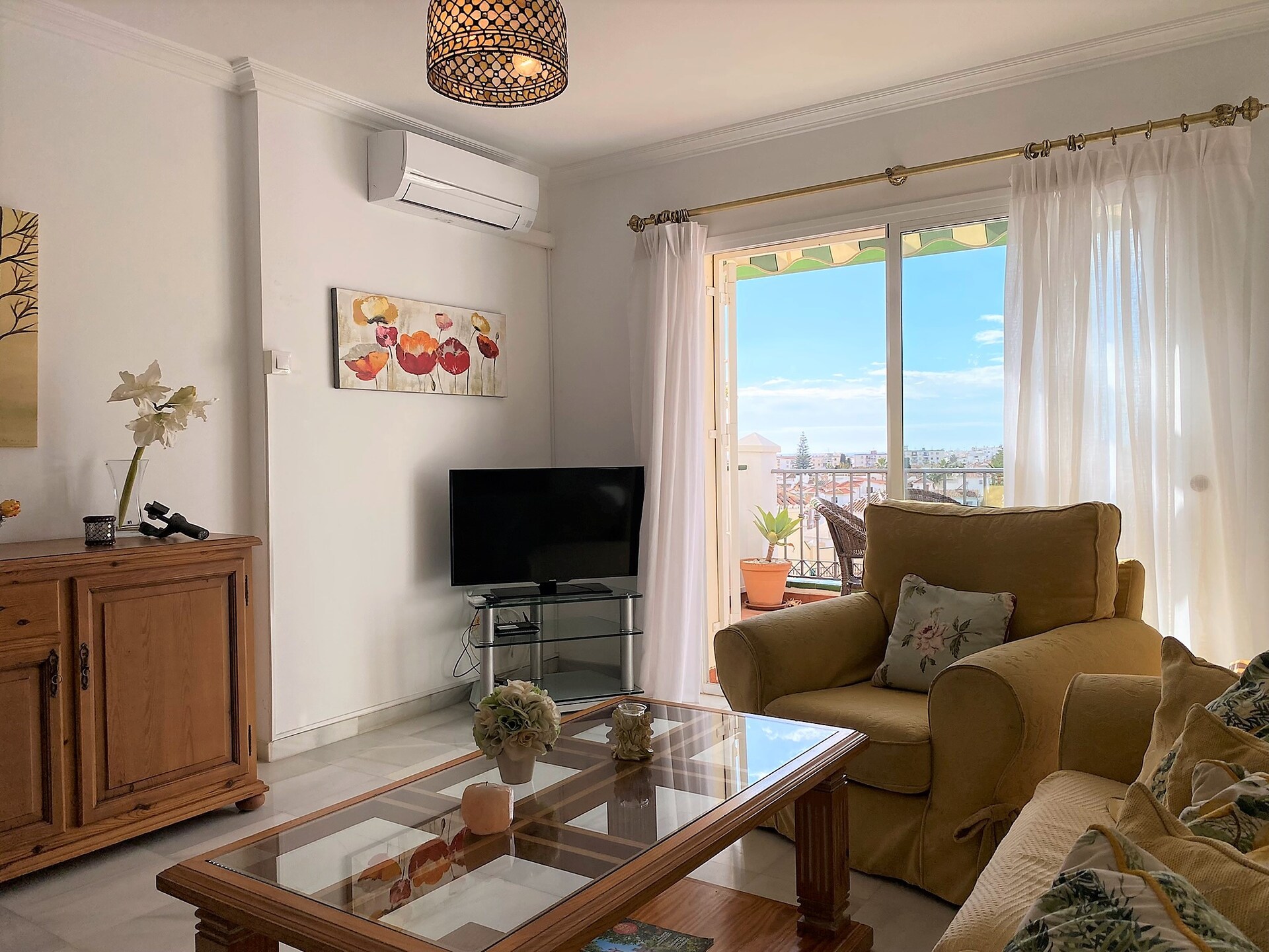 Zonnig vakantiehuis met panoramisch zeezicht in Nerja - foto 14