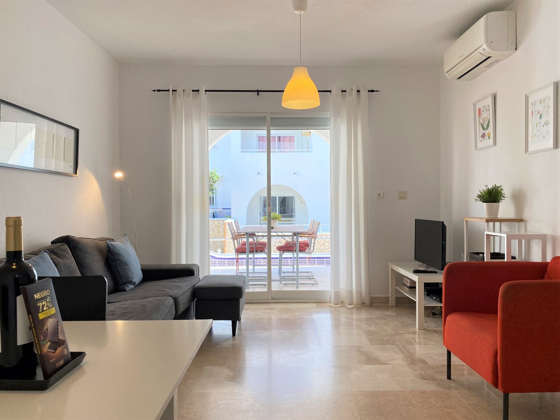 Modern appartement op 200m van Playa Torrecilla met zeezicht en zwembad - foto 11