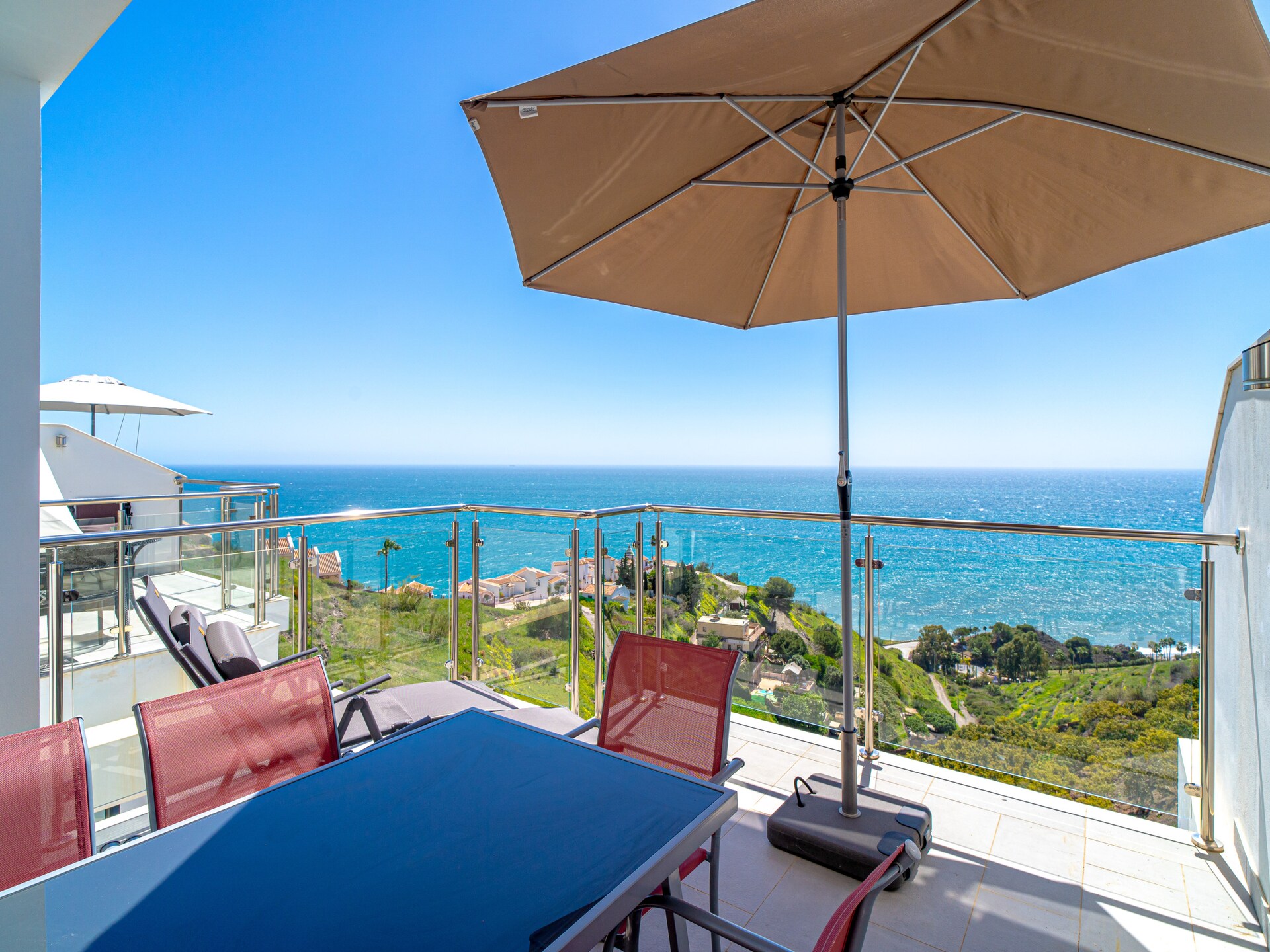 Ruime duplex met panoramisch zeezicht en zwembad nabij Nerja - foto 55