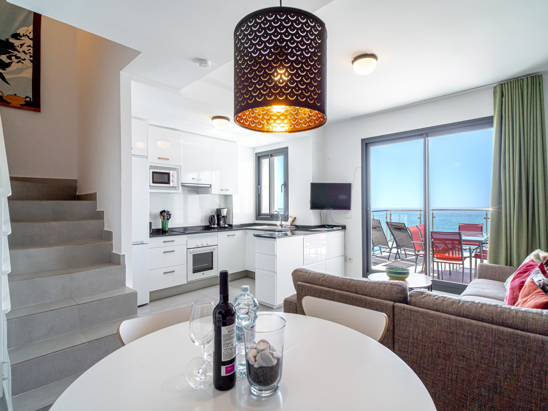 Ruime duplex met panoramisch zeezicht en zwembad nabij Nerja - foto 17