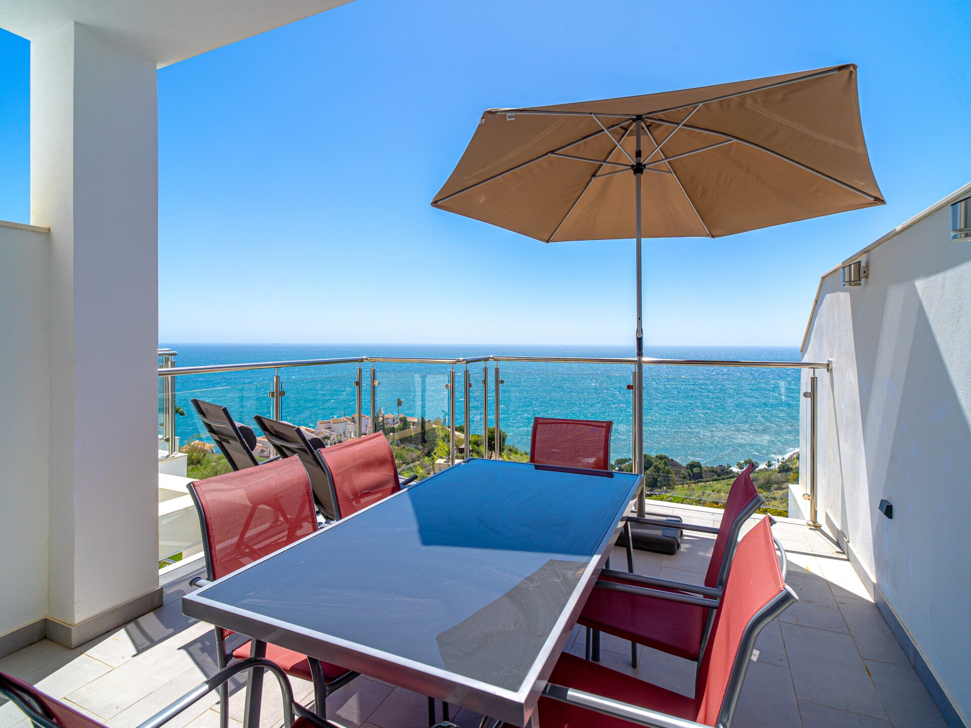 Ruime duplex met panoramisch zeezicht en zwembad nabij Nerja - foto 51