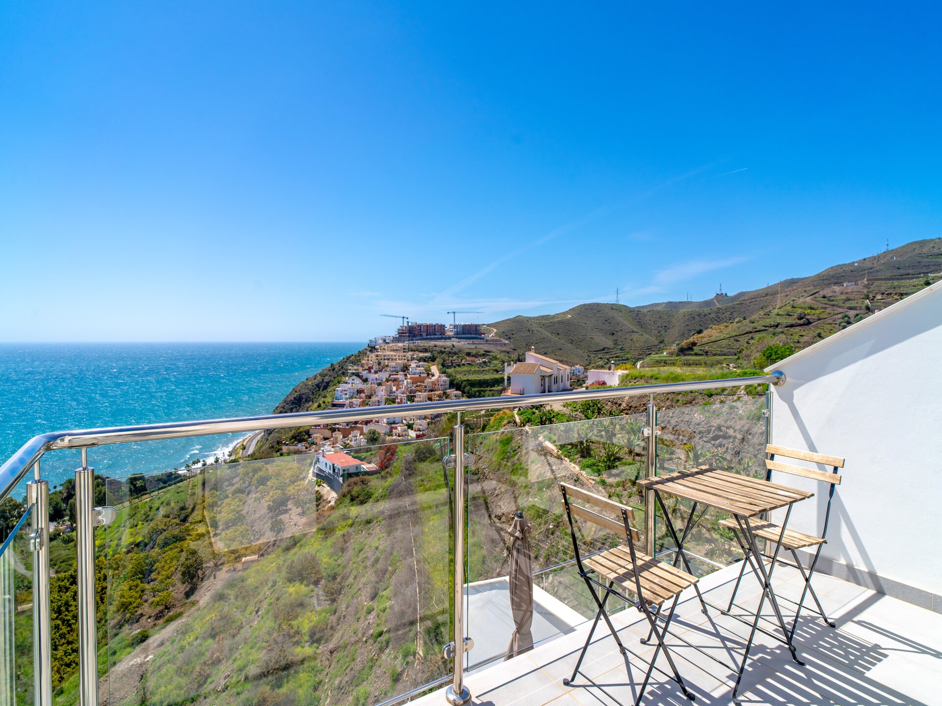 Ruime duplex met panoramisch zeezicht en zwembad nabij Nerja - foto 49