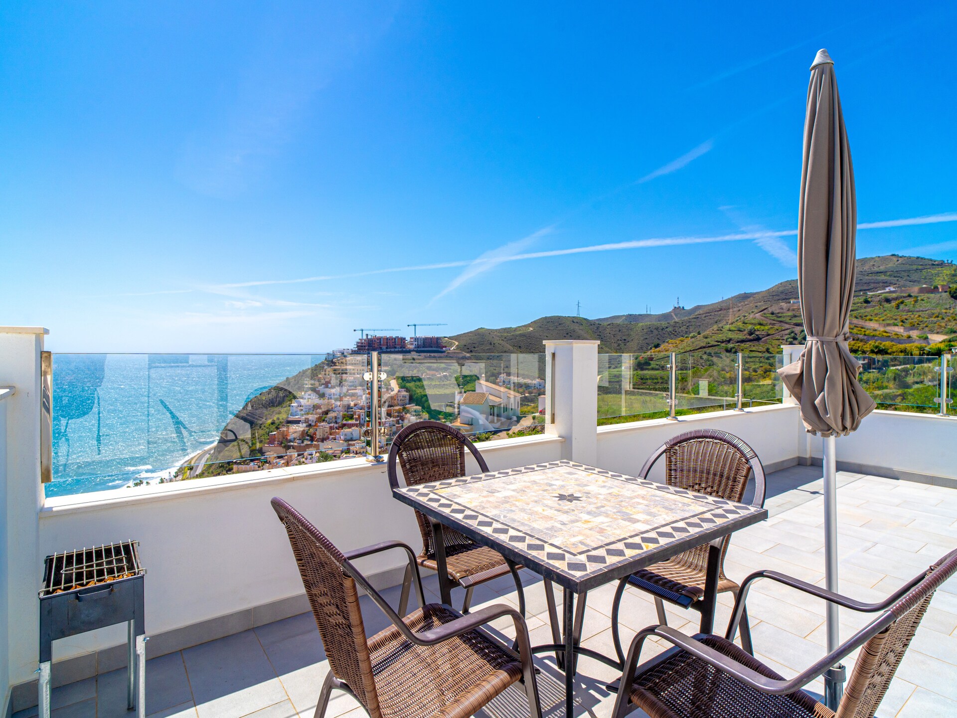 Ruime duplex met panoramisch zeezicht en zwembad nabij Nerja - foto 44
