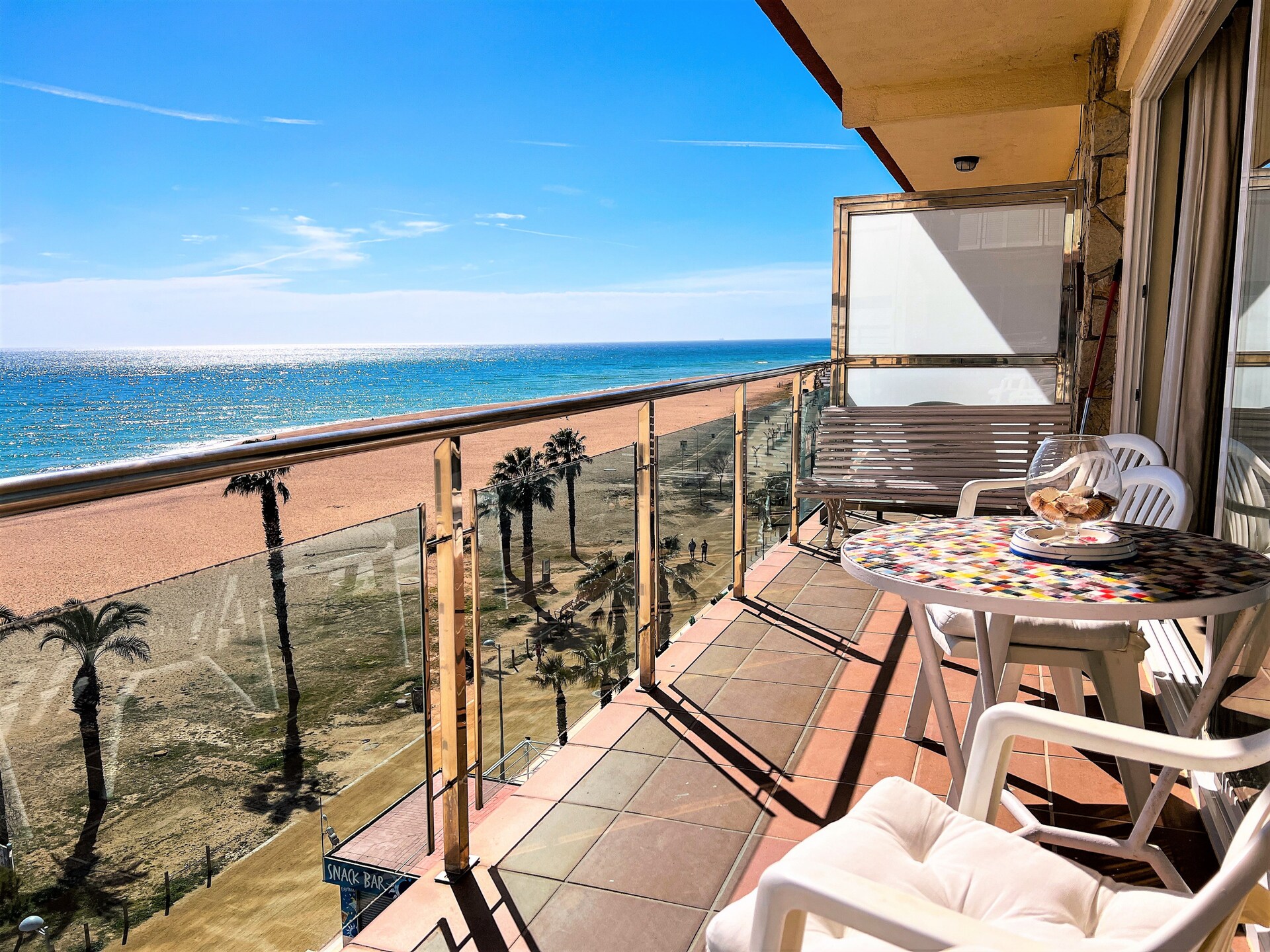 Appartement Mar: Direct aan zee in Santa Susanna met zwembad en panoramisch uitzicht - foto 18
