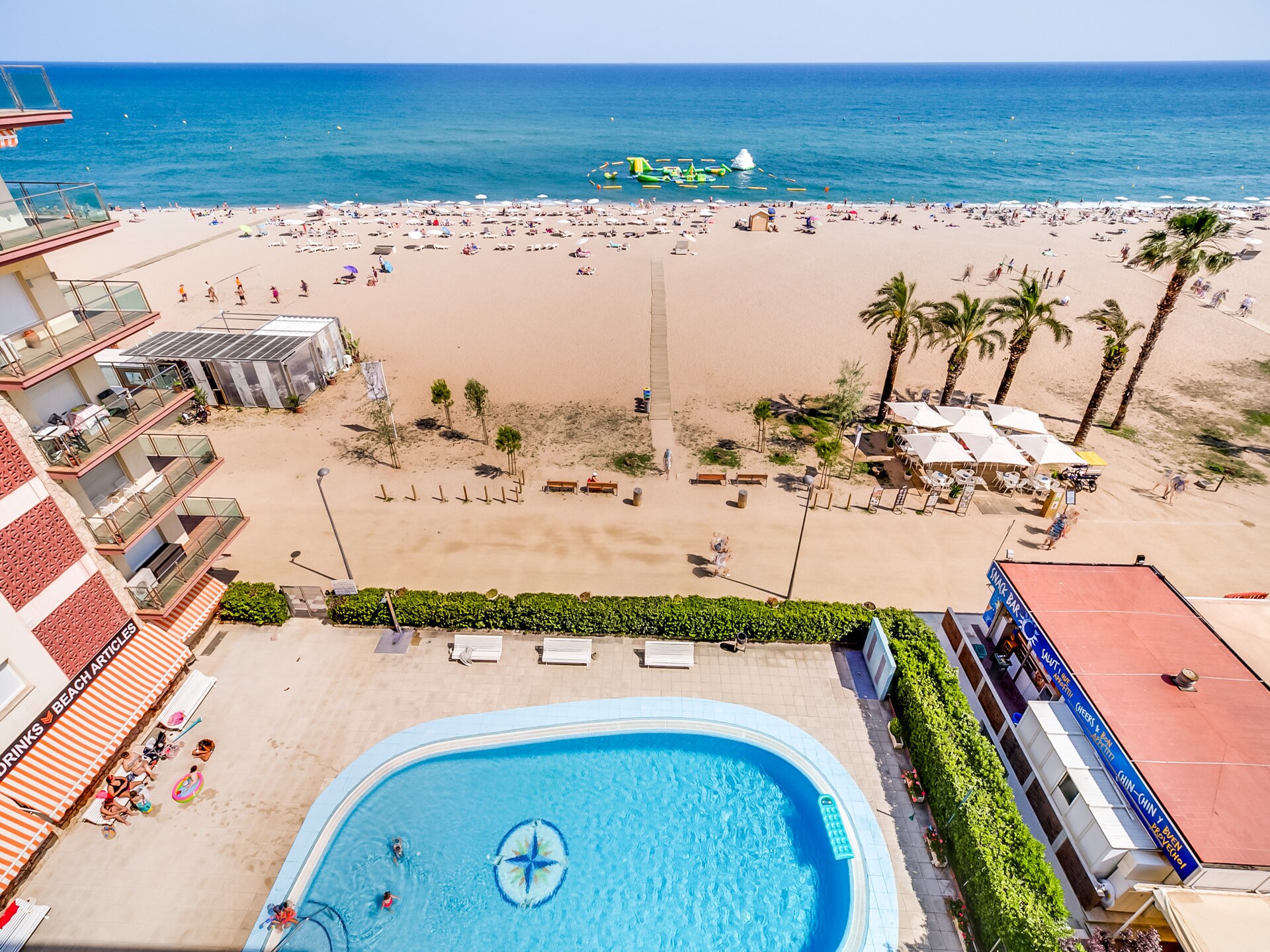 Appartement Mar: Direct aan zee in Santa Susanna met zwembad en panoramisch uitzicht - foto 23