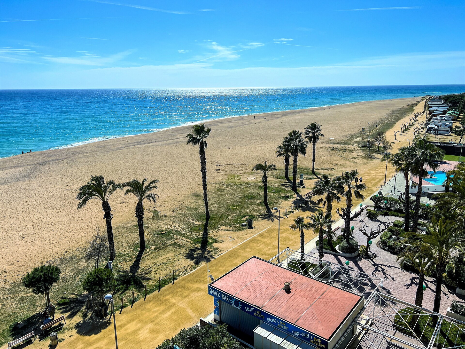 Appartement Mar: Direct aan zee in Santa Susanna met zwembad en panoramisch uitzicht - foto 22