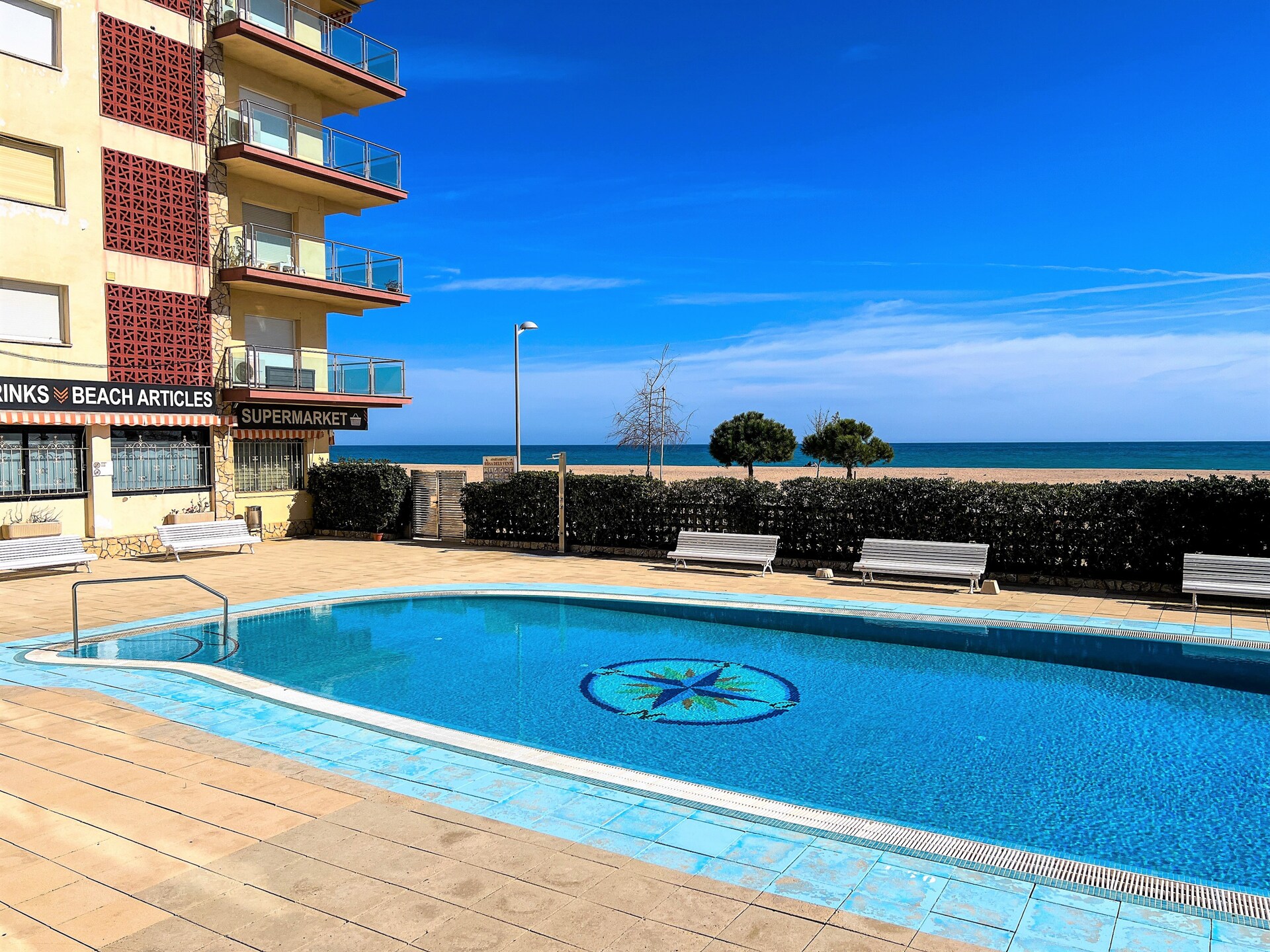 Appartement Mar: Direct aan zee in Santa Susanna met zwembad en panoramisch uitzicht - foto 21