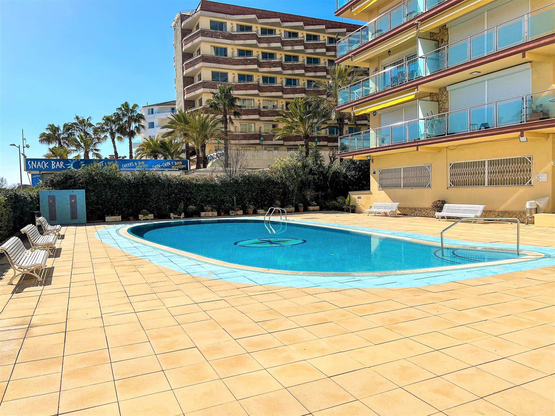 Appartement Mar: Direct aan zee in Santa Susanna met zwembad en panoramisch uitzicht - foto 8