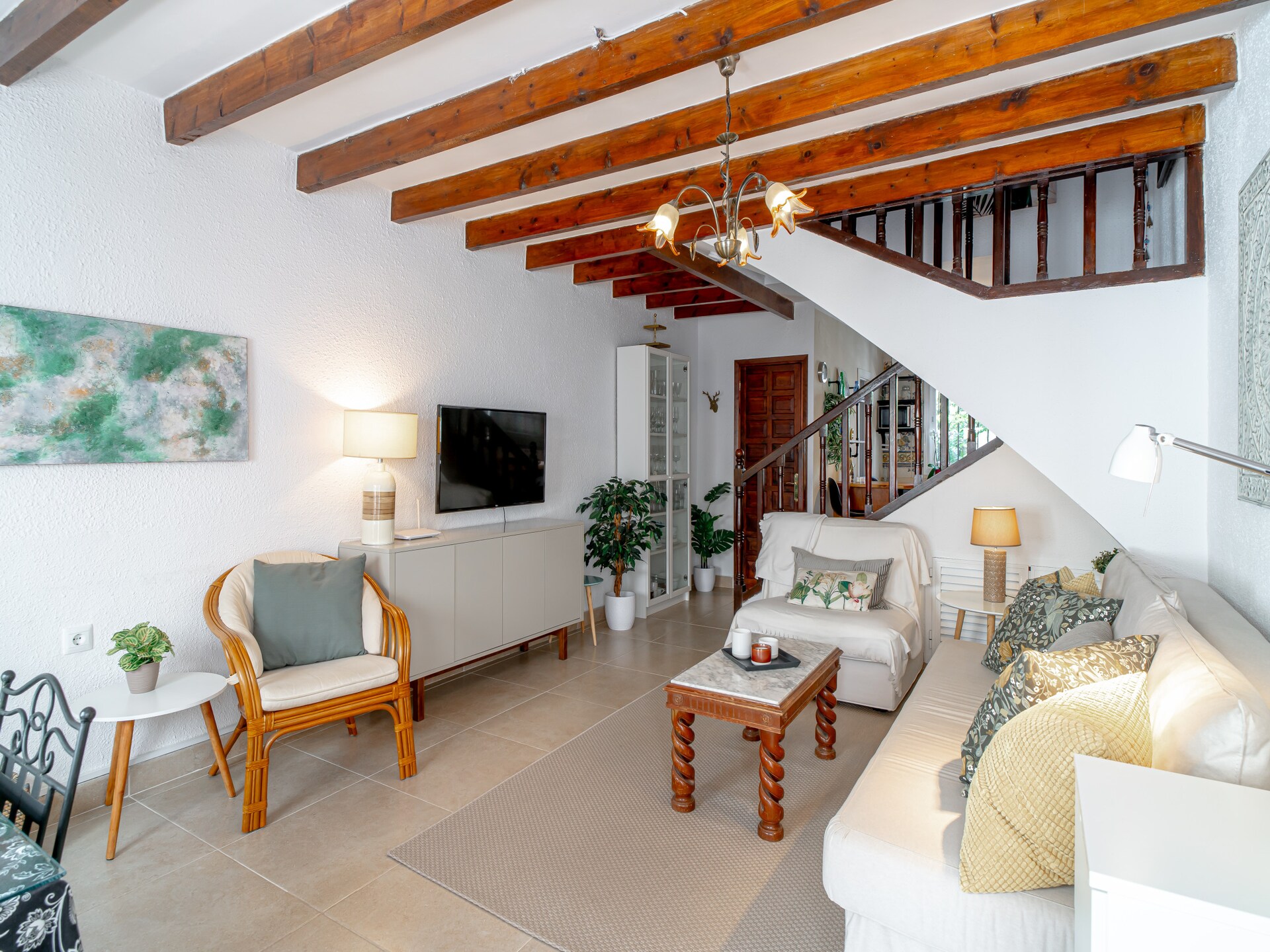 Andalusisch vakantiehuis met zeezicht en gemeenschappelijk zwembad in Nerja - foto 8