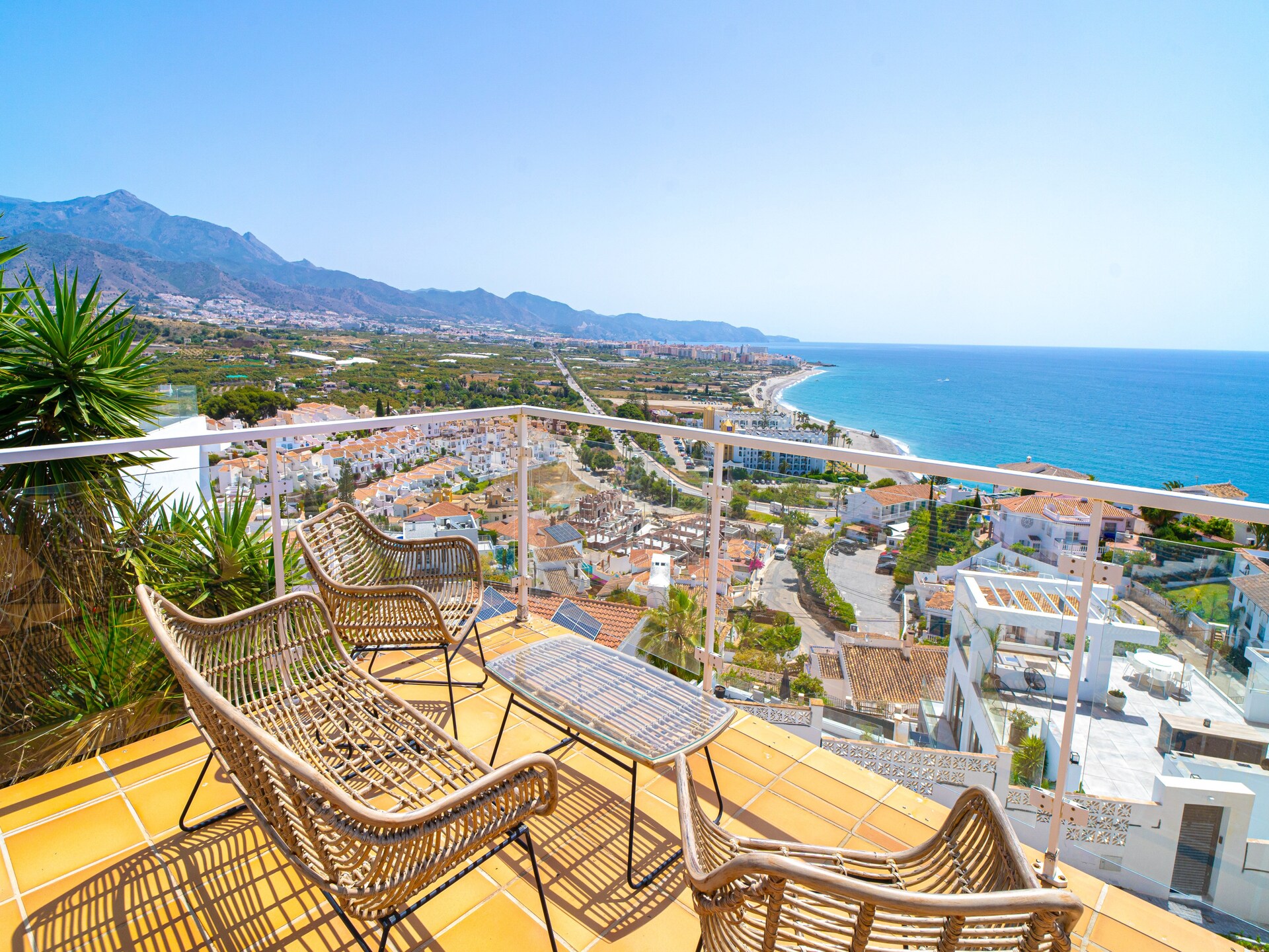 Mirador de Punta Lara: Ruime villa met zeezicht en tuin bij Nerja - foto 40