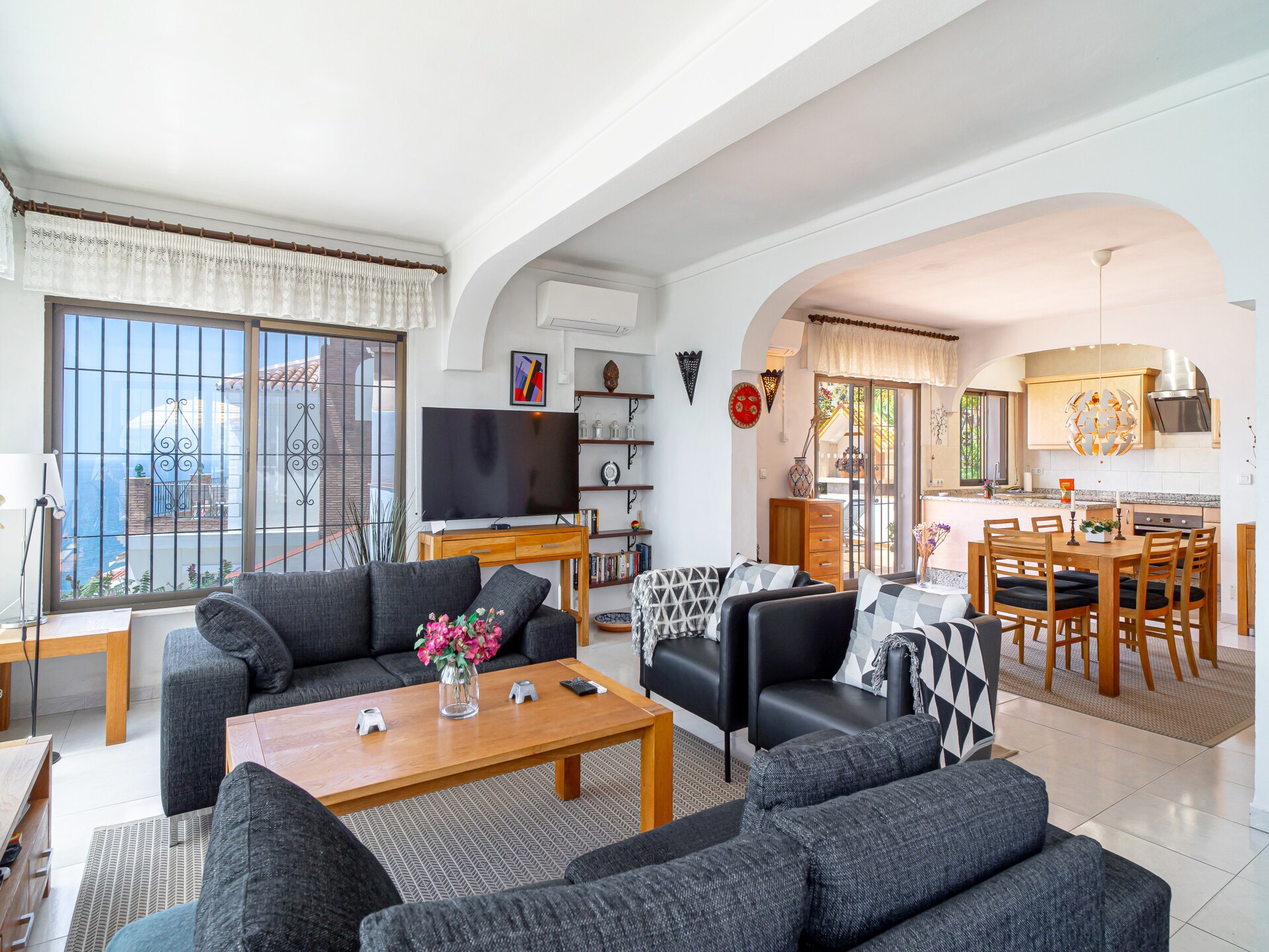 Mirador de Punta Lara: Ruime villa met zeezicht en tuin bij Nerja - foto 14