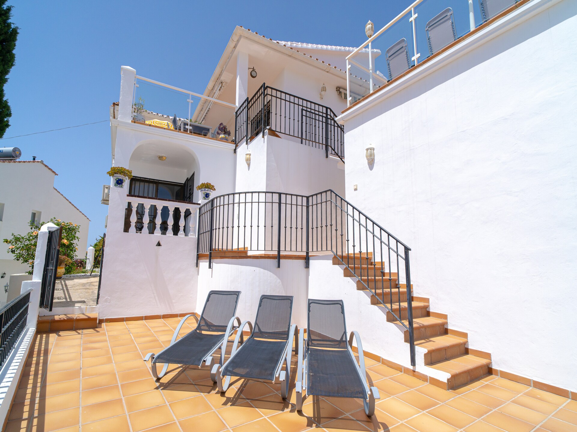 Mirador de Punta Lara: Ruime villa met zeezicht en tuin bij Nerja - foto 49