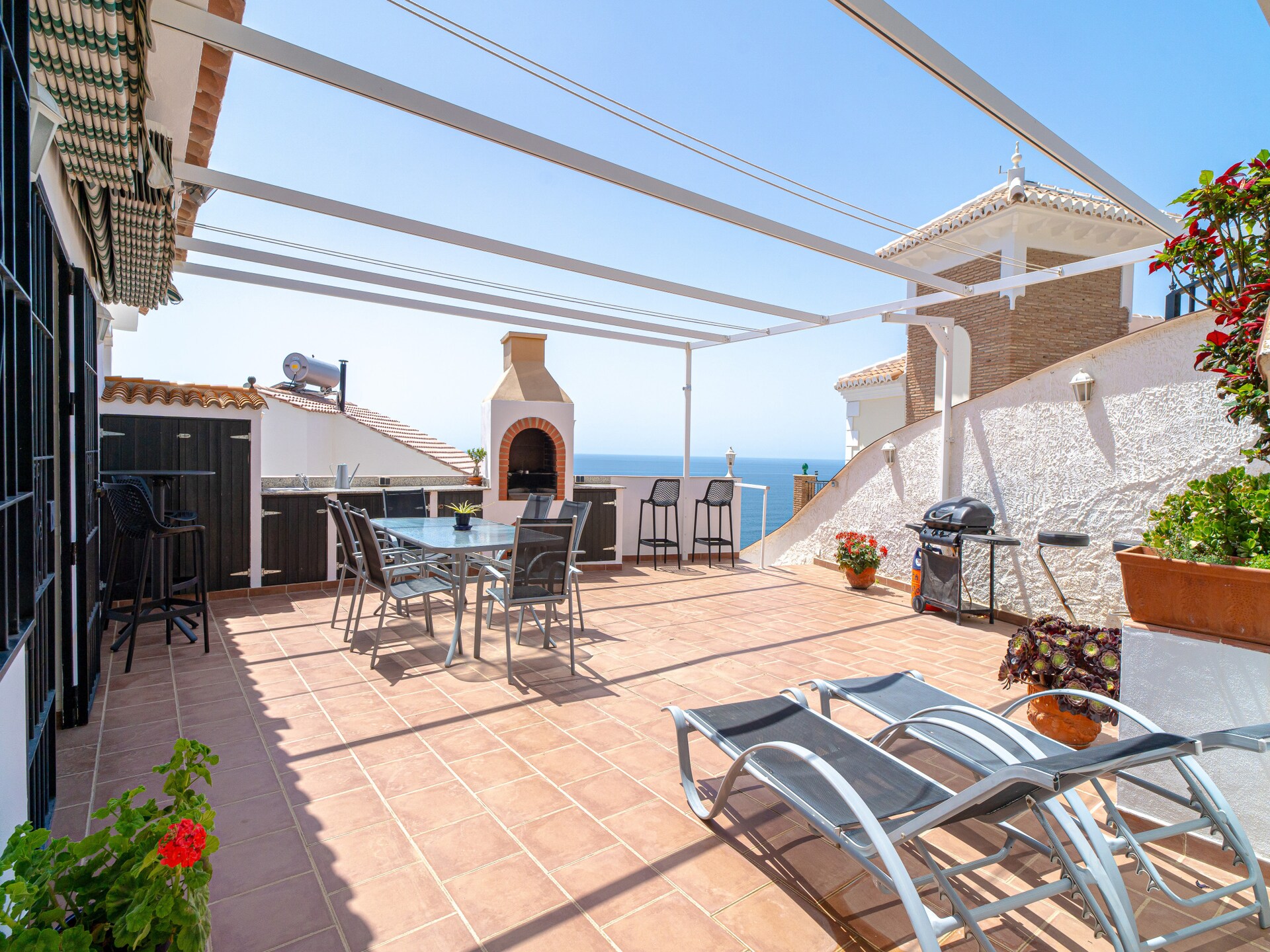 Mirador de Punta Lara: Ruime villa met zeezicht en tuin bij Nerja - foto 58