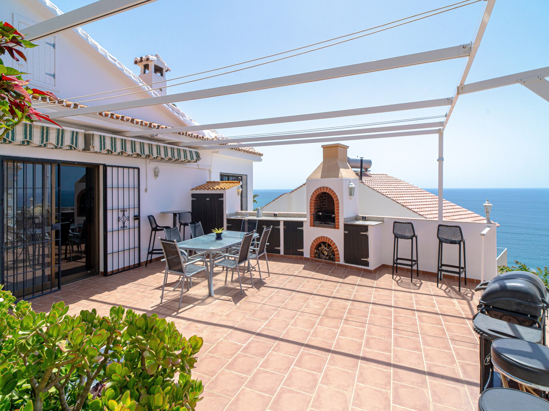Mirador de Punta Lara: Ruime villa met zeezicht en tuin bij Nerja - foto 43