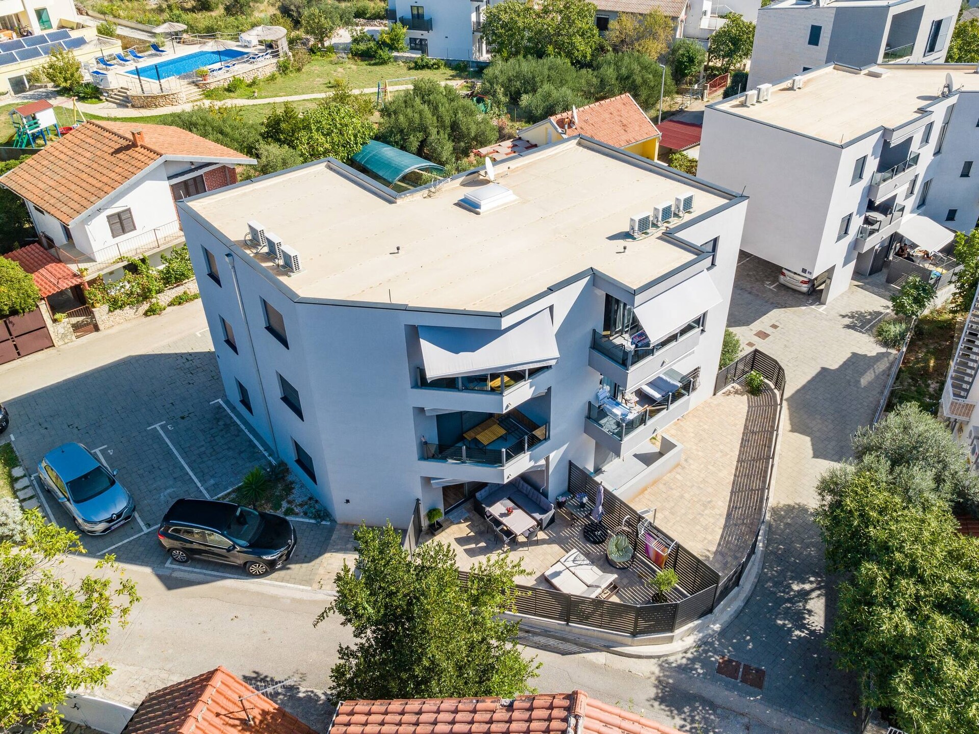 Rustiek appartement met tuin en BBQ op 500m van strand Rogoznica - foto 16