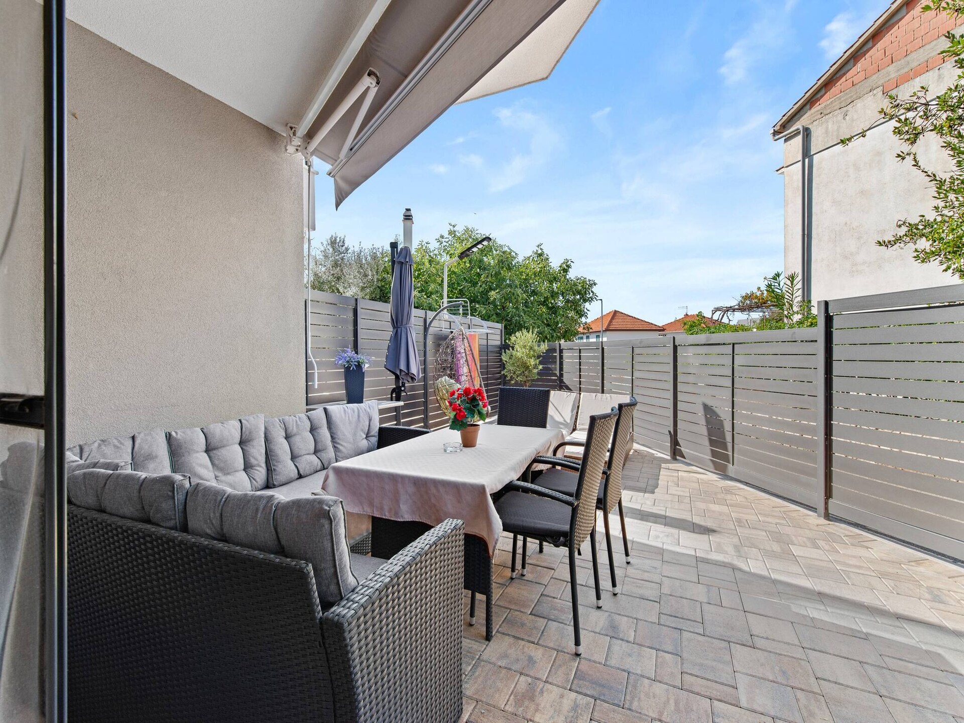 Rustiek appartement met tuin en BBQ op 500m van strand Rogoznica - foto 19
