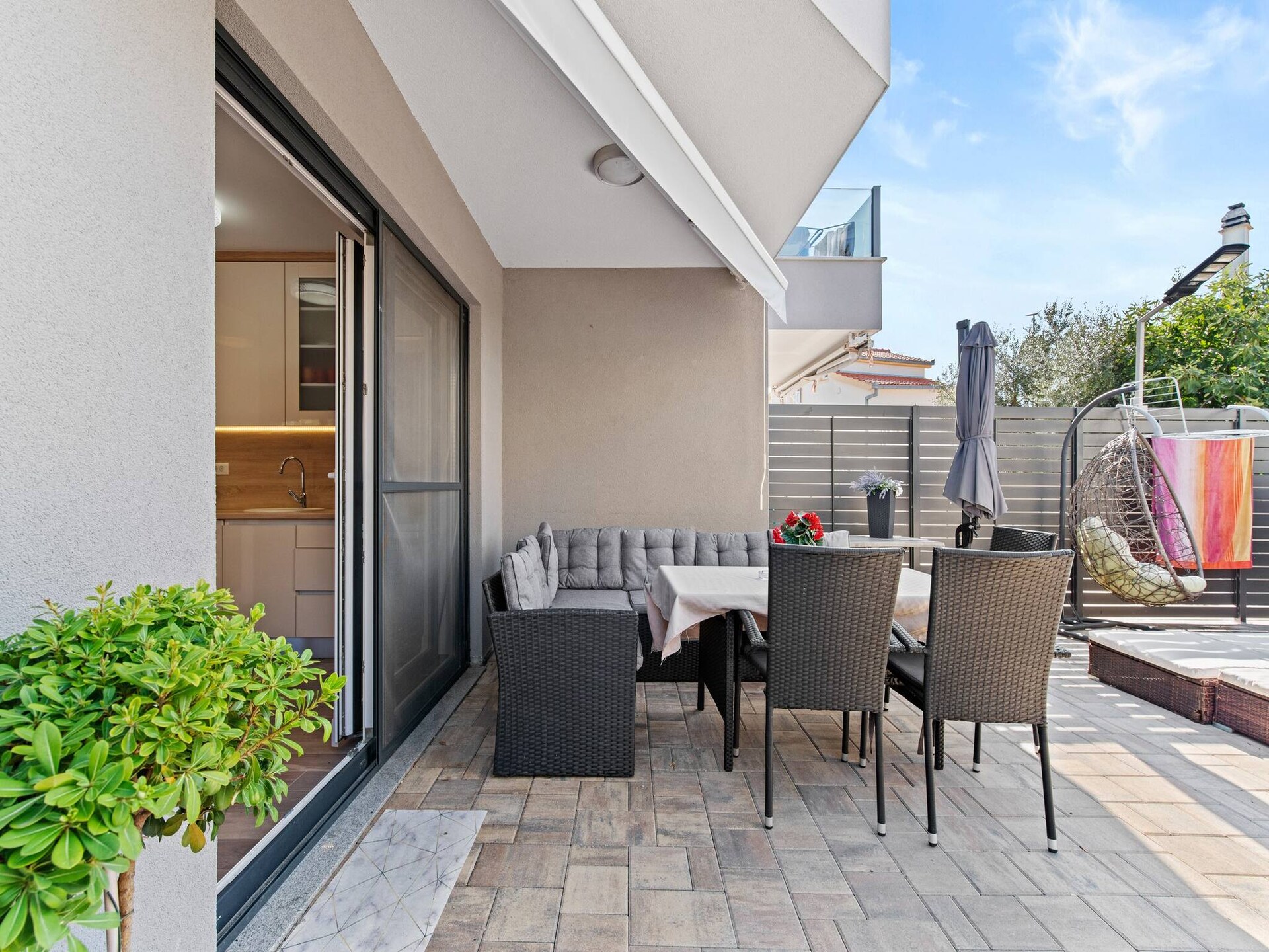 Rustiek appartement met tuin en BBQ op 500m van strand Rogoznica - foto 18