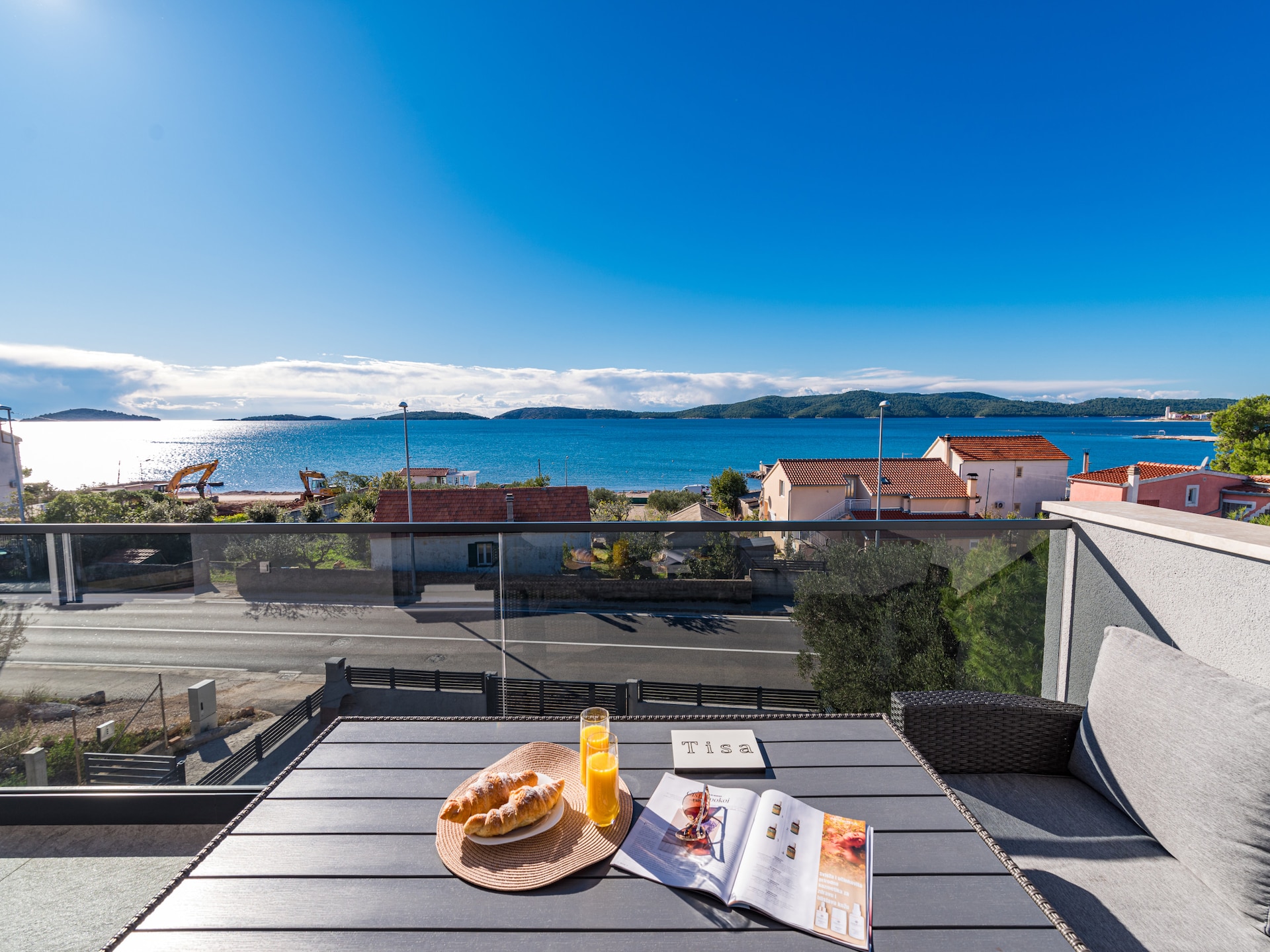 Aan het strand: Luxe appartement in Šibenik-Brodarica voor 8 personen - foto 19