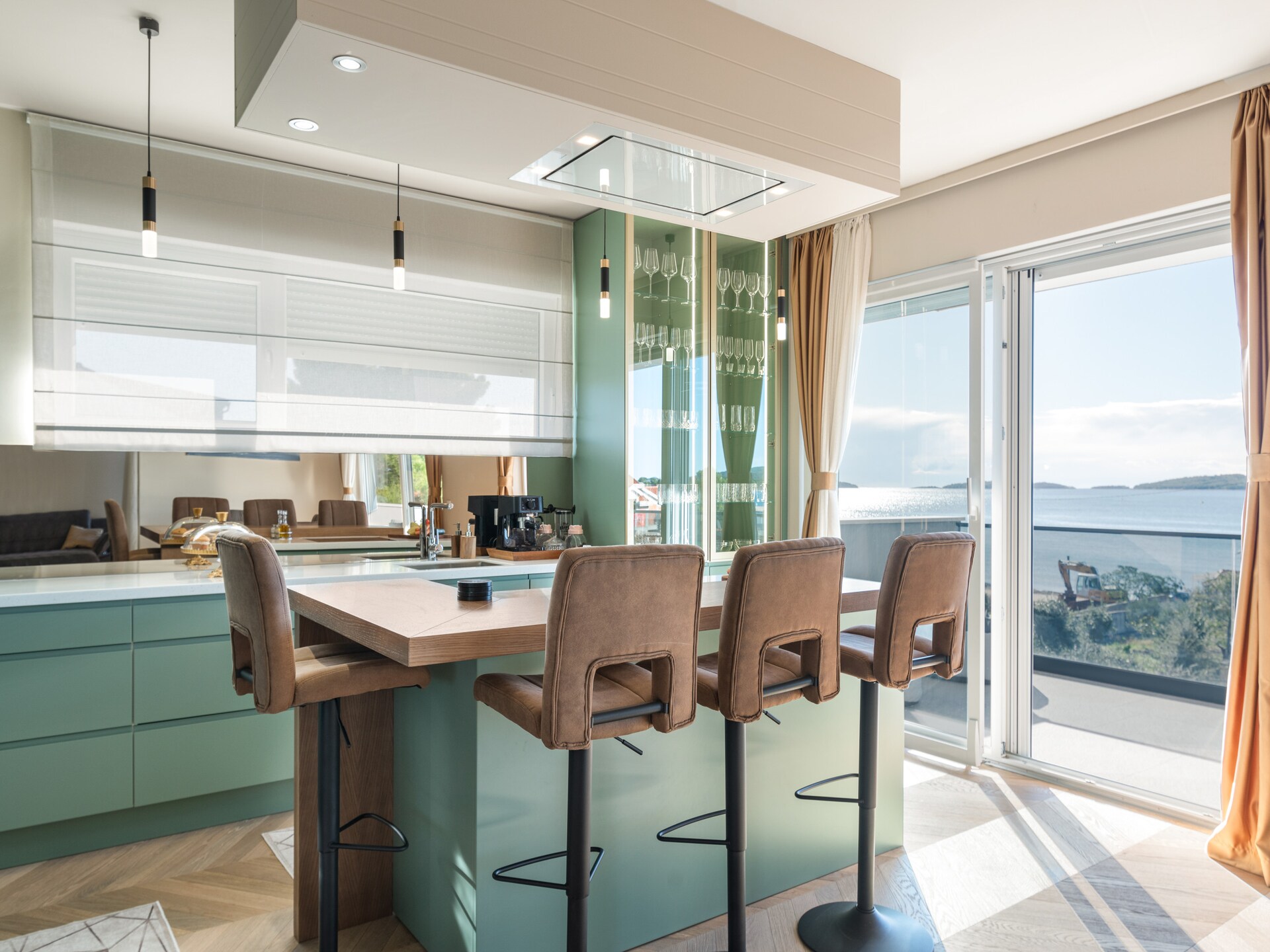 Aan het strand: Luxe appartement in Šibenik-Brodarica voor 8 personen - foto 8