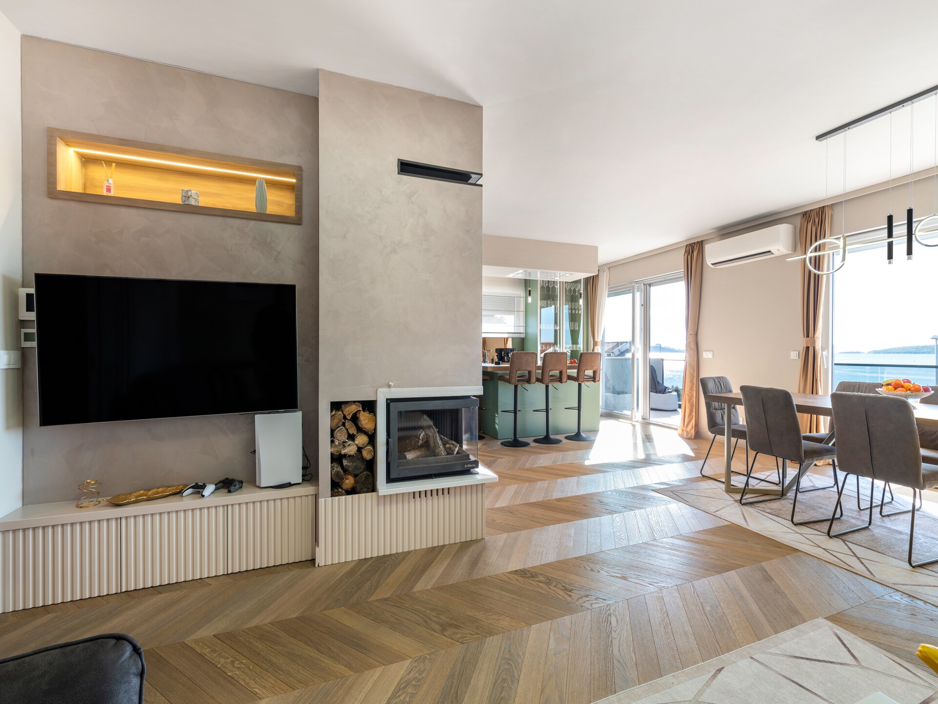 Aan het strand: Luxe appartement in Šibenik-Brodarica voor 8 personen - foto 7