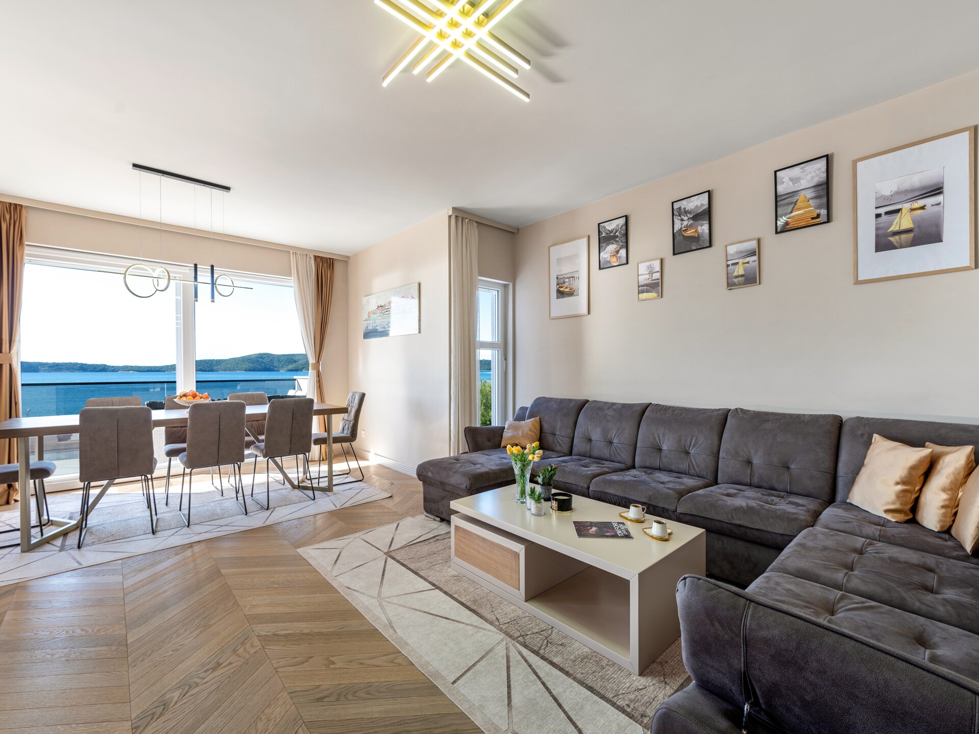 Aan het strand: Luxe appartement in Šibenik-Brodarica voor 8 personen - foto 6