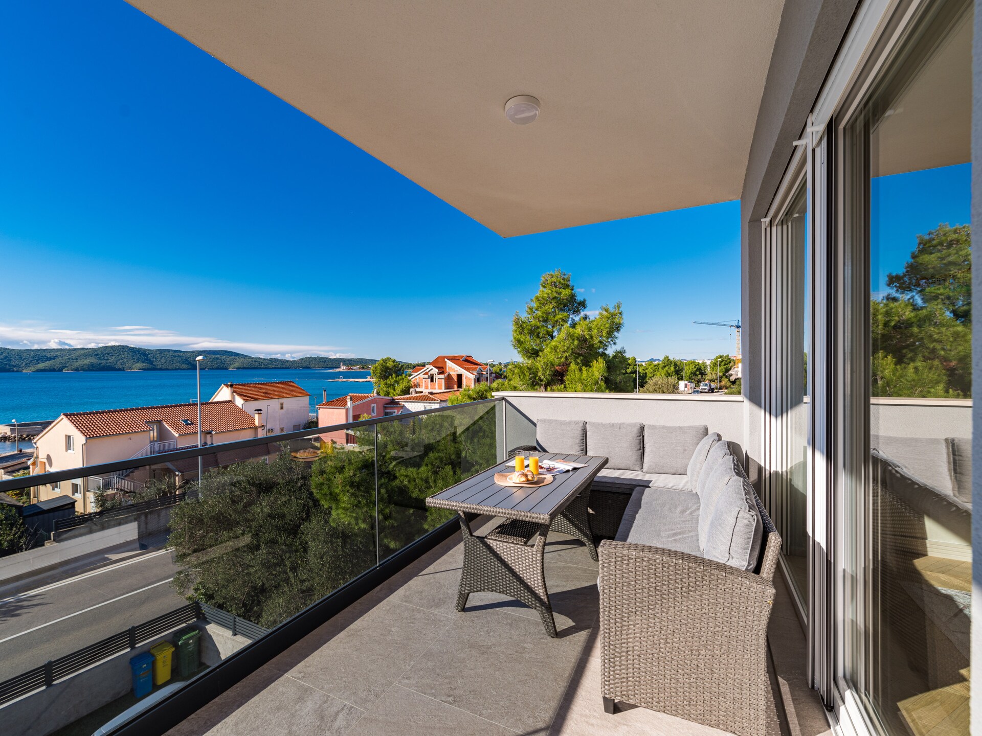 Aan het strand: Luxe appartement in Šibenik-Brodarica voor 8 personen - foto 5