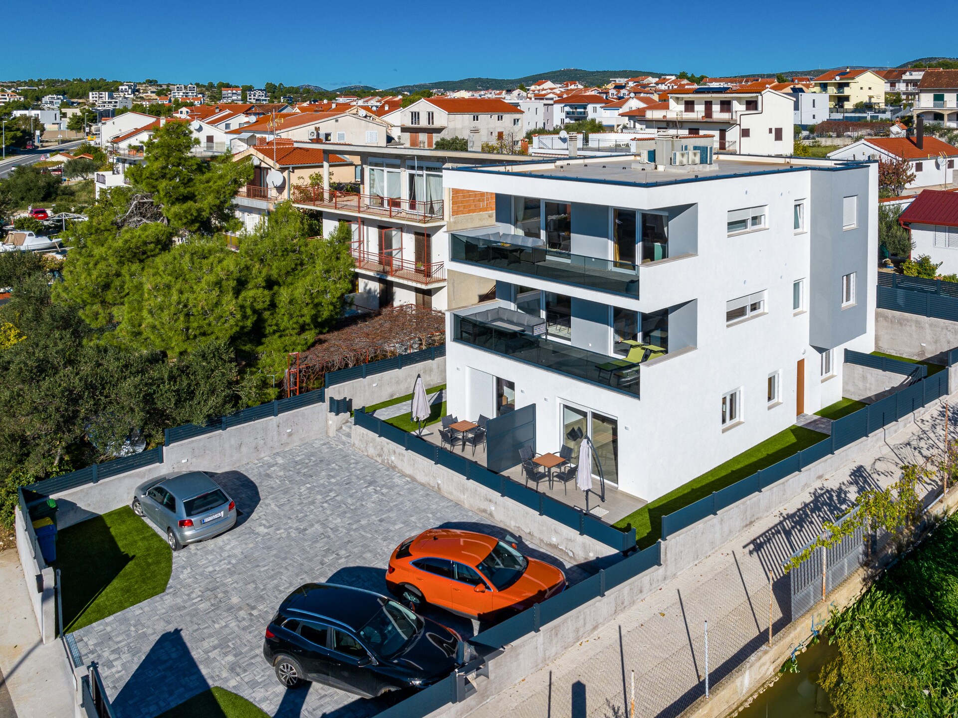 Aan het strand: Luxe appartement in Šibenik-Brodarica voor 8 personen - foto 21