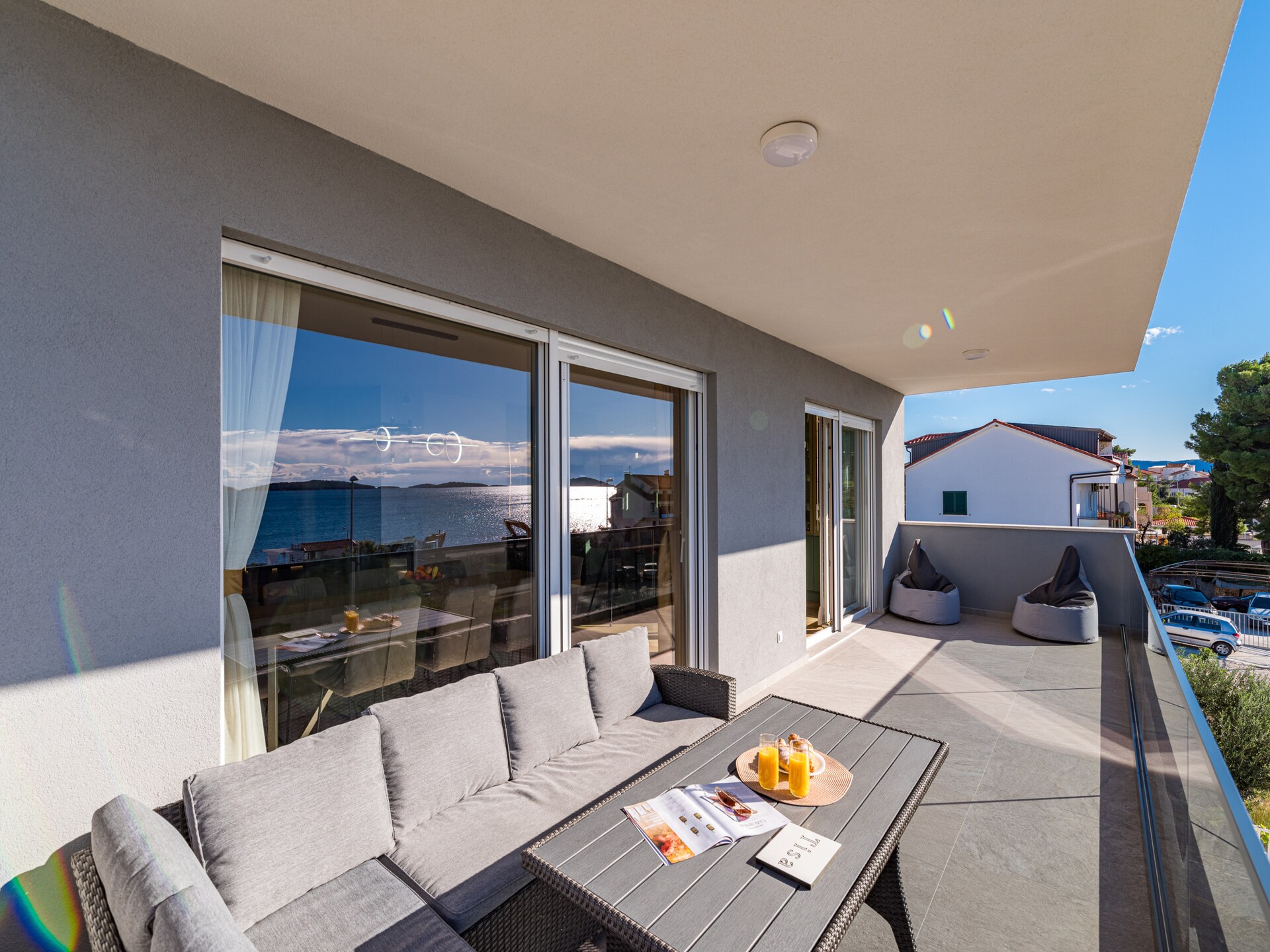 Aan het strand: Luxe appartement in Šibenik-Brodarica voor 8 personen - foto 20