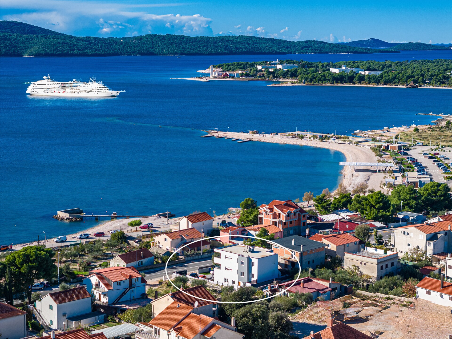 Aan het strand: Luxe appartement in Šibenik-Brodarica voor 8 personen - foto 22