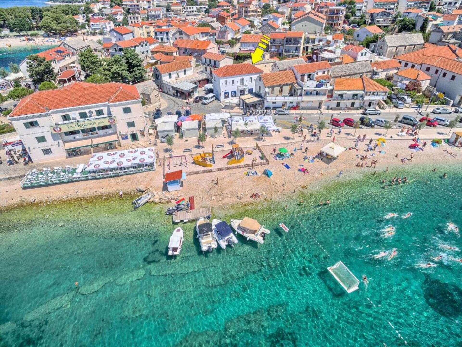 Op 650 m van het strand: knus appartement in Primošten - foto 39